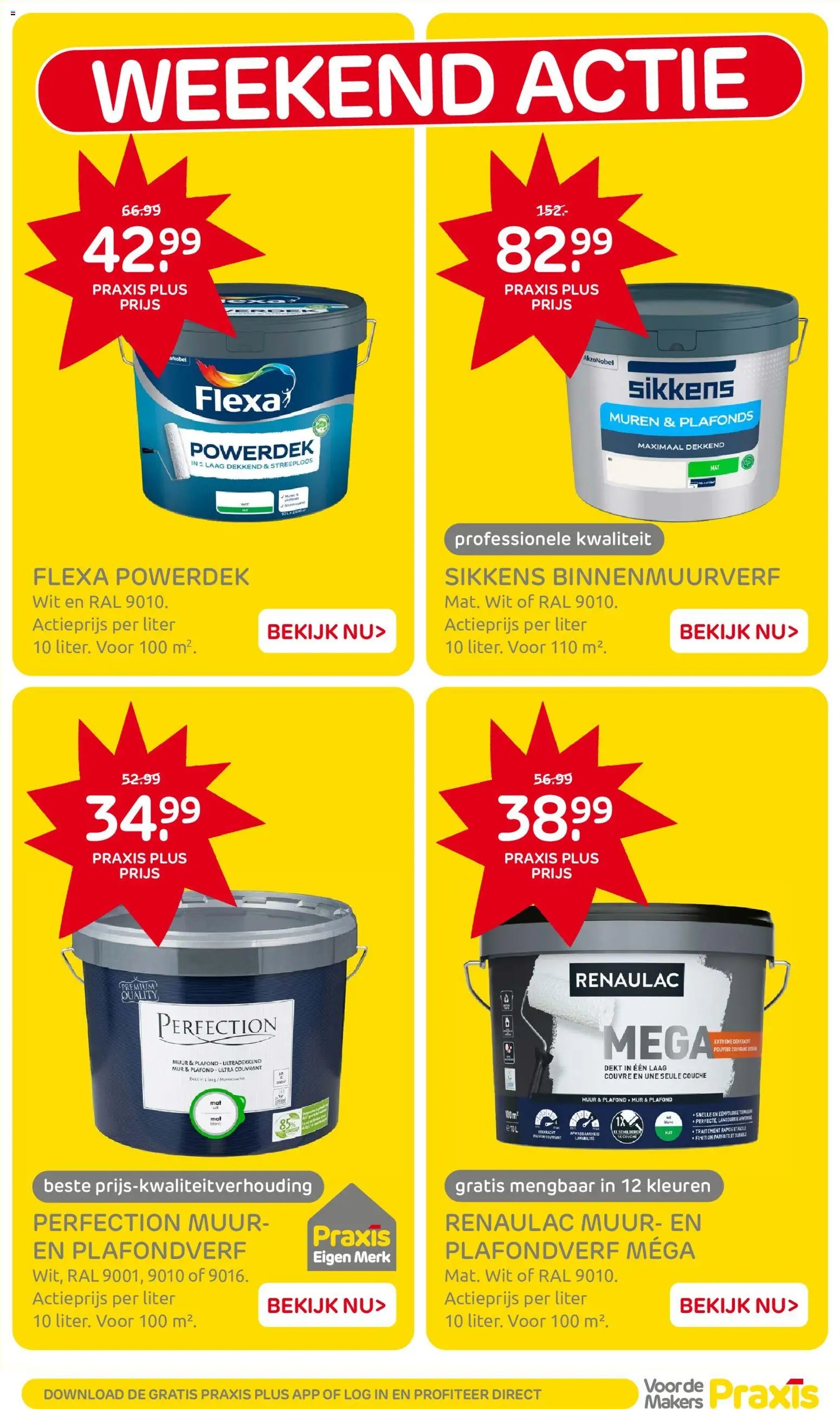 Praxis folder - Weekend actie