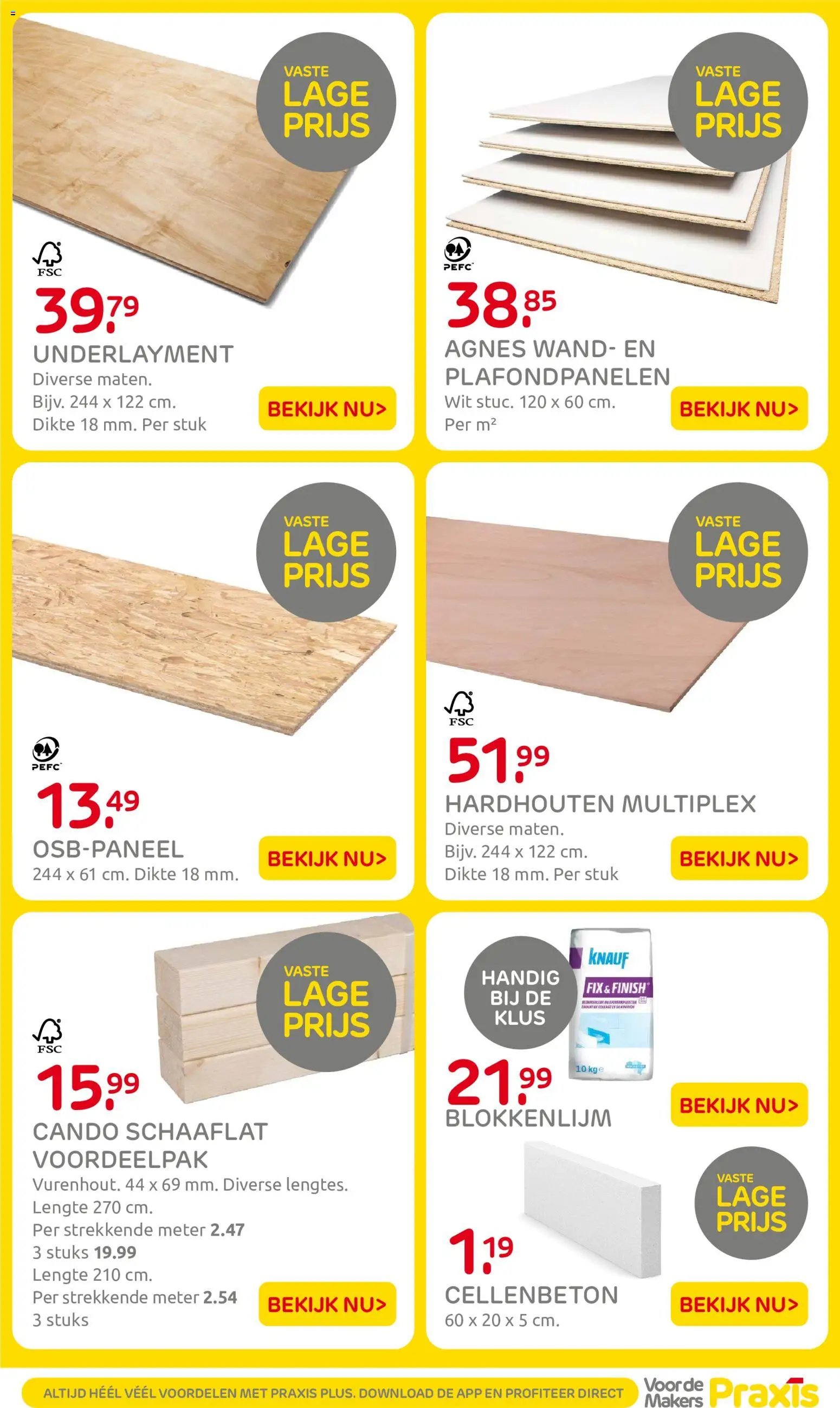 Praxis folder - Weekend actie