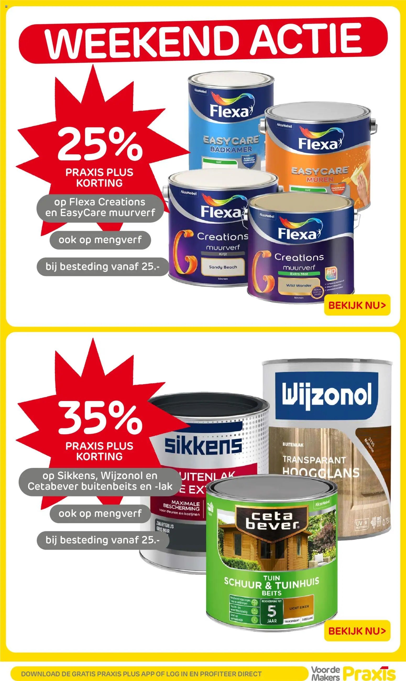 Praxis folder - Weekend actie
