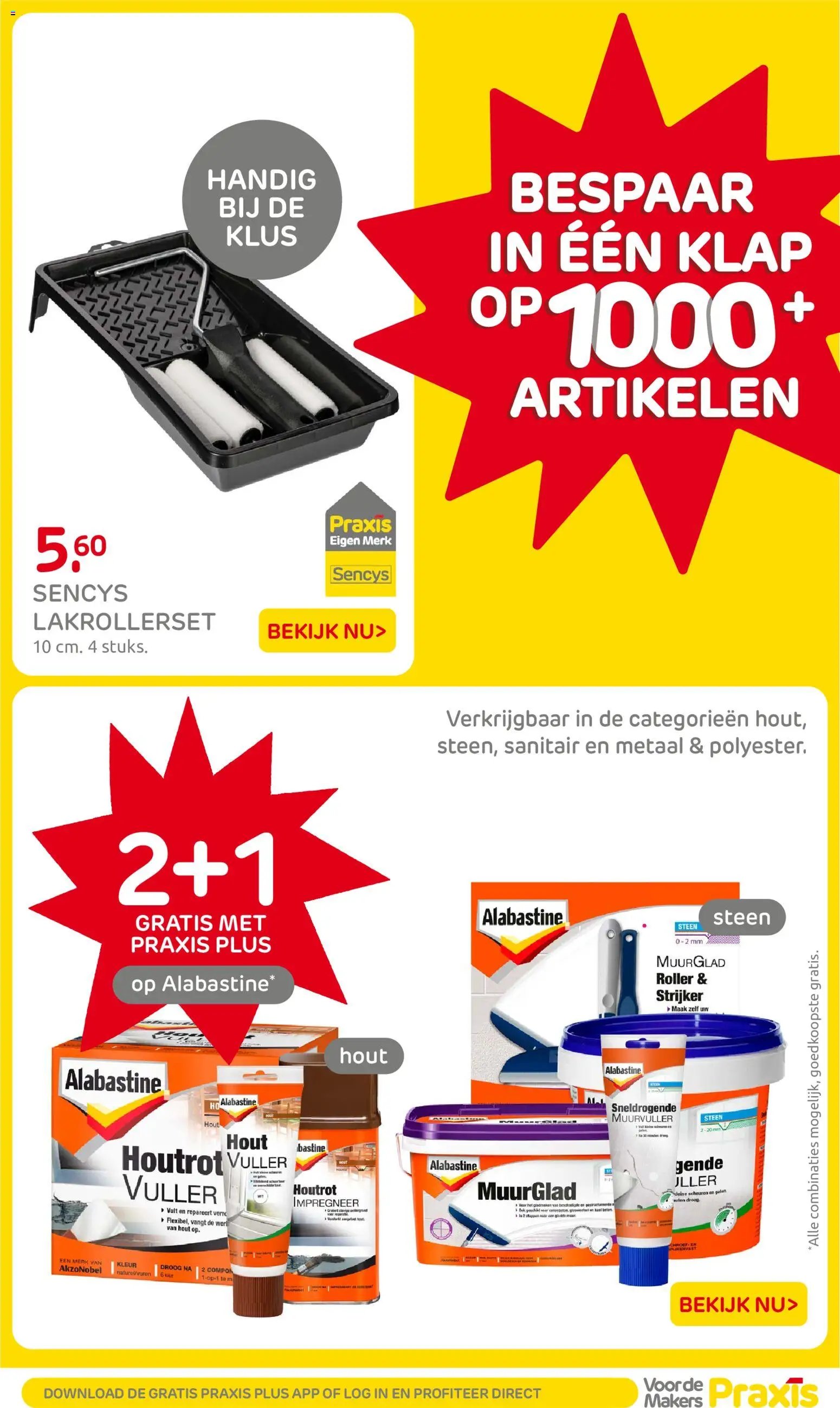 Praxis folder - Weekend actie
