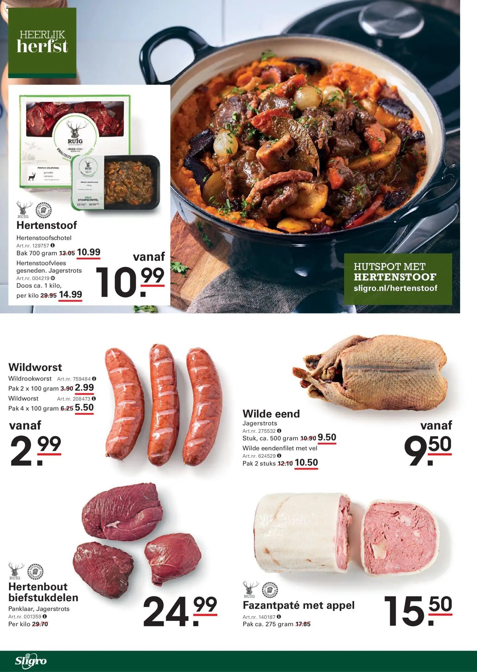 Sligro folder - Food