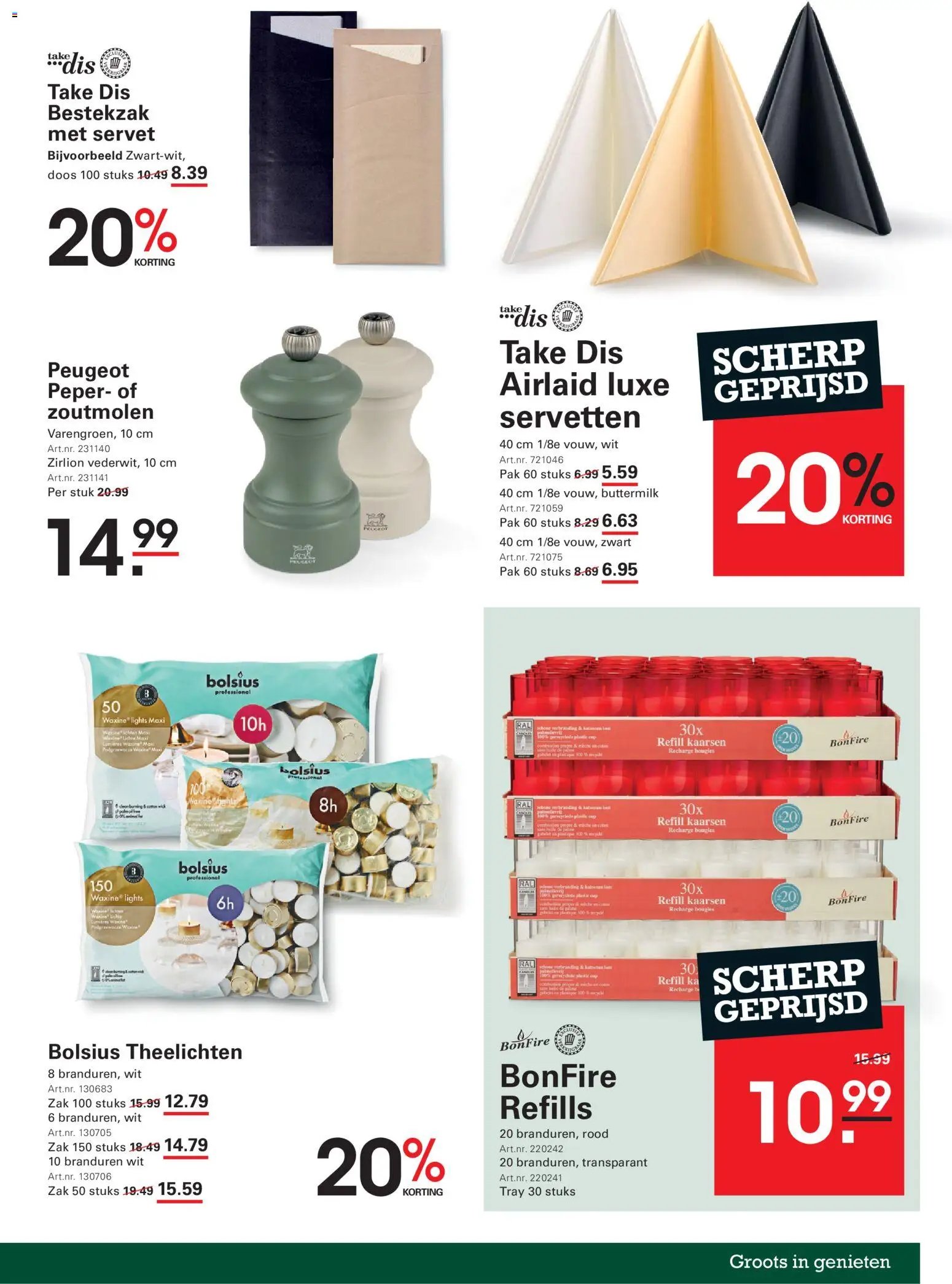 Sligro folder - Food