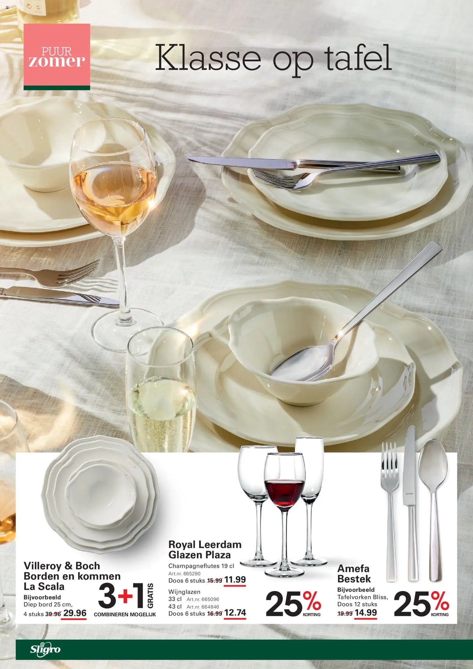 Sligro folder - Big Deals Bar-Café