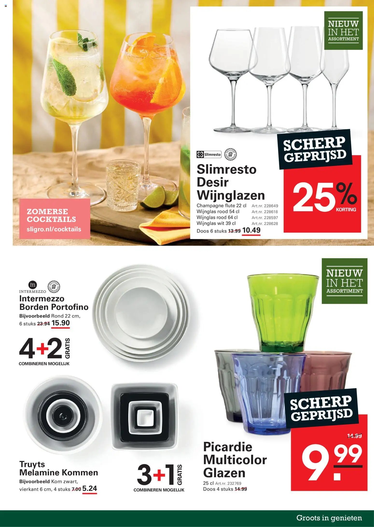 Sligro folder - Big Deals Bar-Café