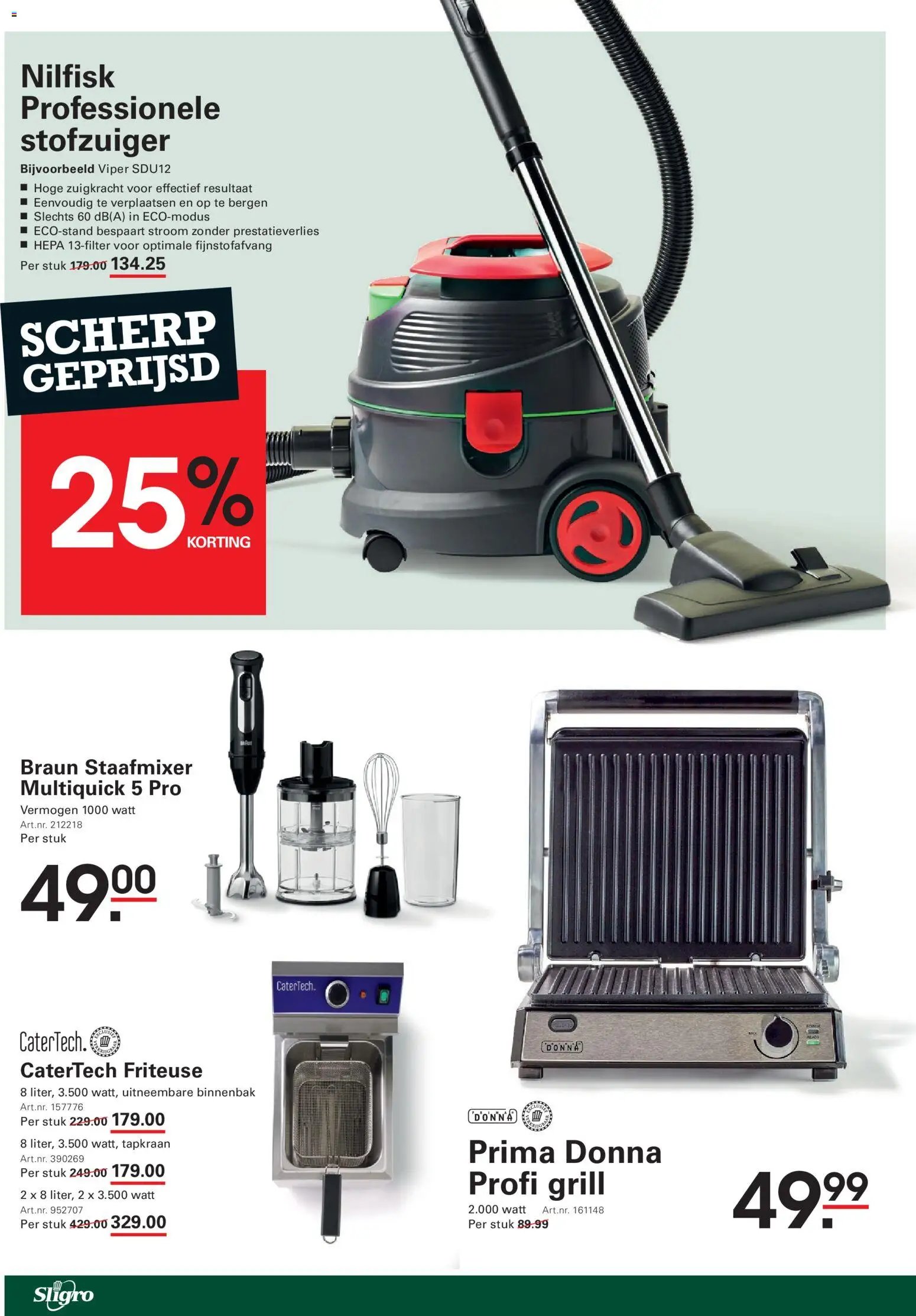 Sligro folder - Big Deals Bar-Café