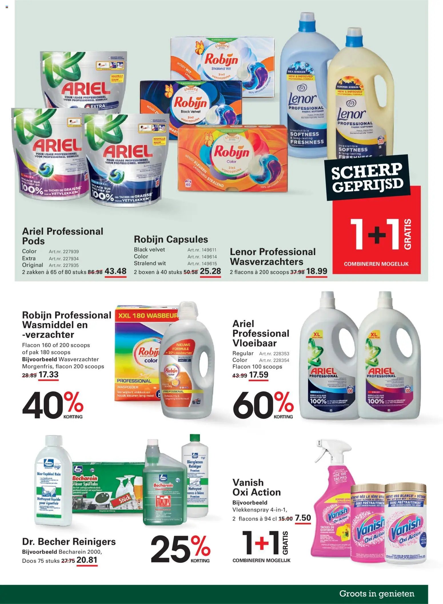 Sligro folder - Big Deals Bar-Café
