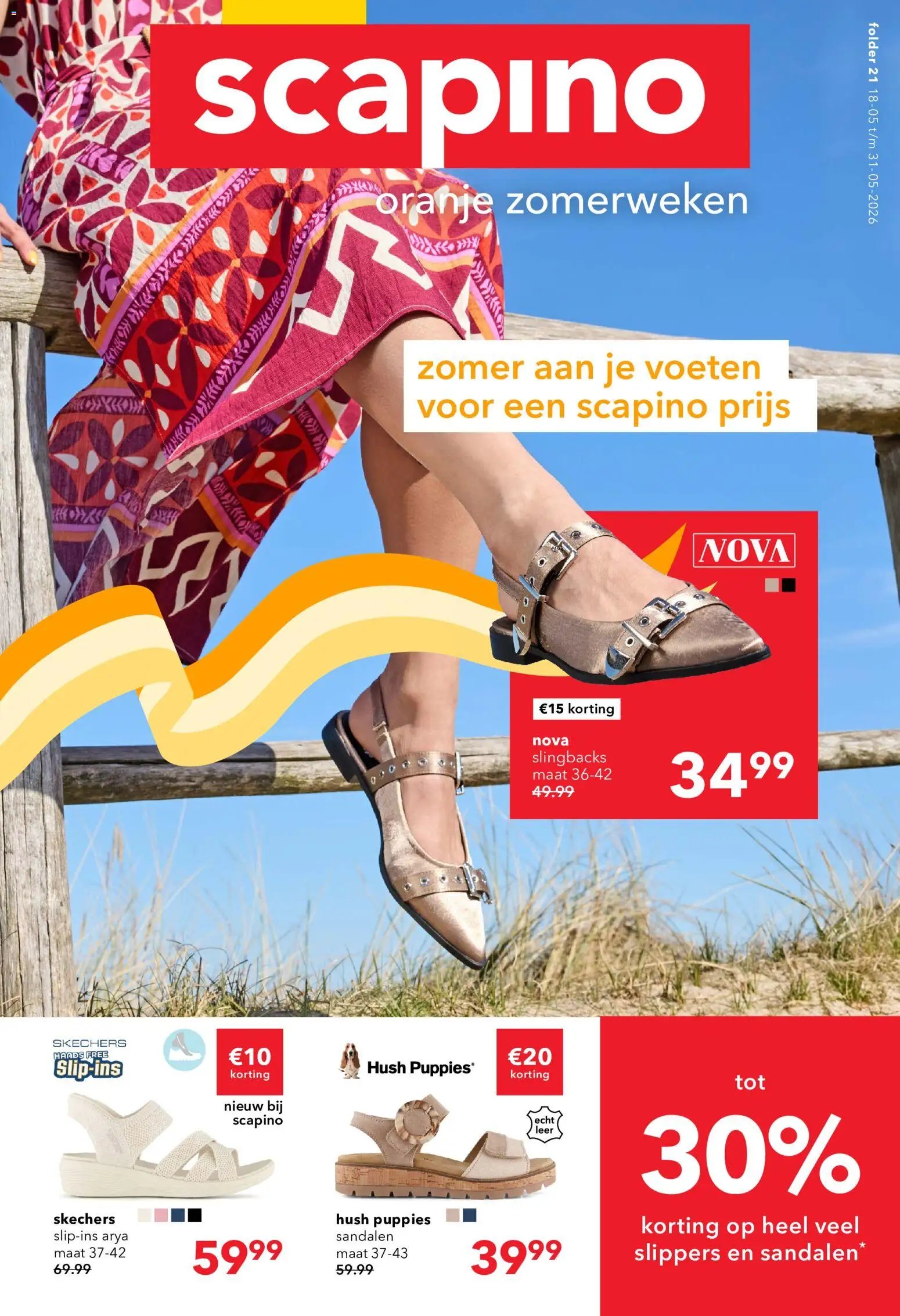 Scapino folder - Oranje zomerweken week 