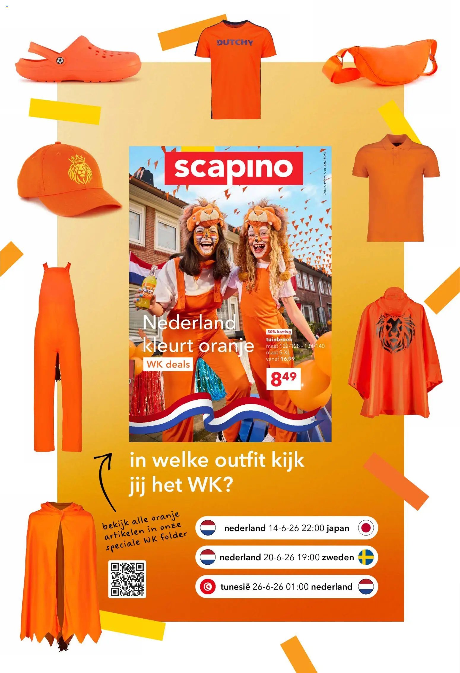 Scapino folder - Oranje zomerweken week 
