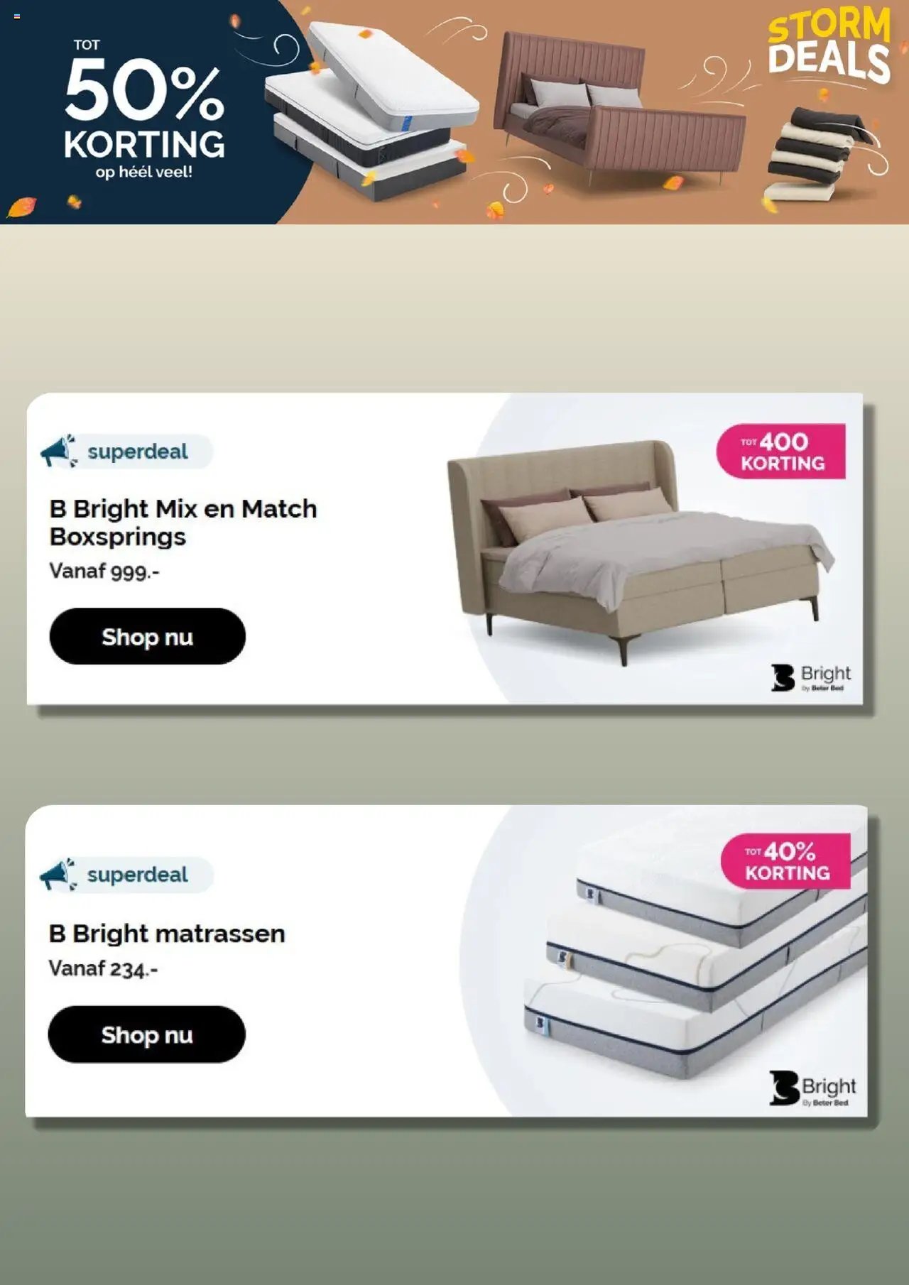 Beter Bed - Black Friday kennisgeving (2025-10-09 - 2025-11-10)