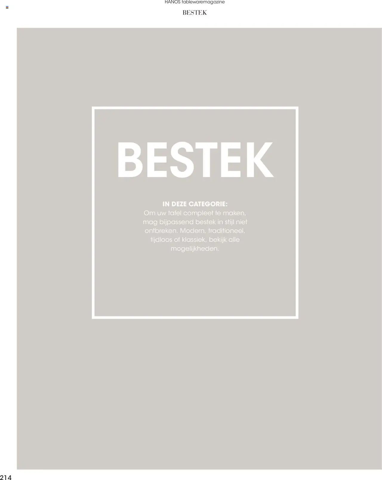 Hanos - Tableware magazine 2025-2026