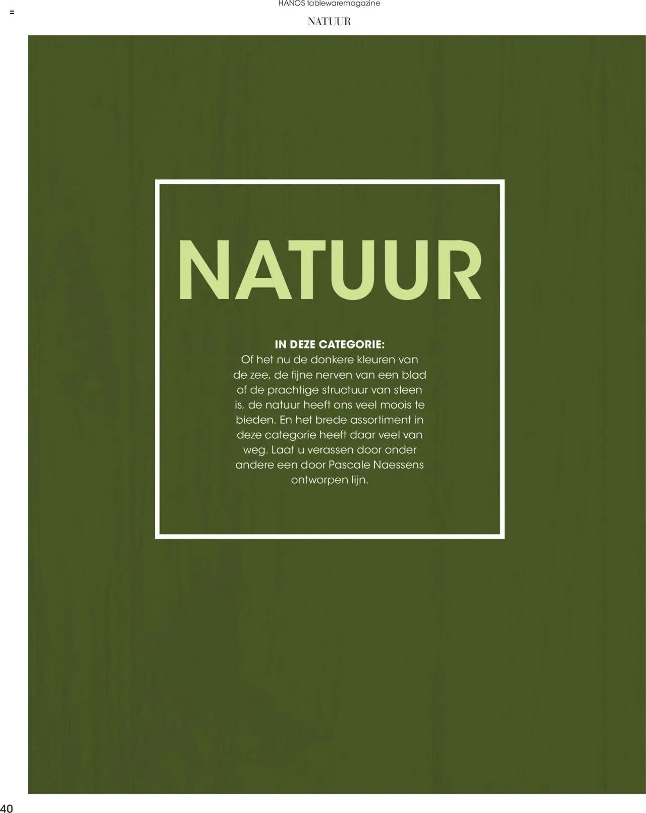 Hanos - Tableware magazine 2025-2026