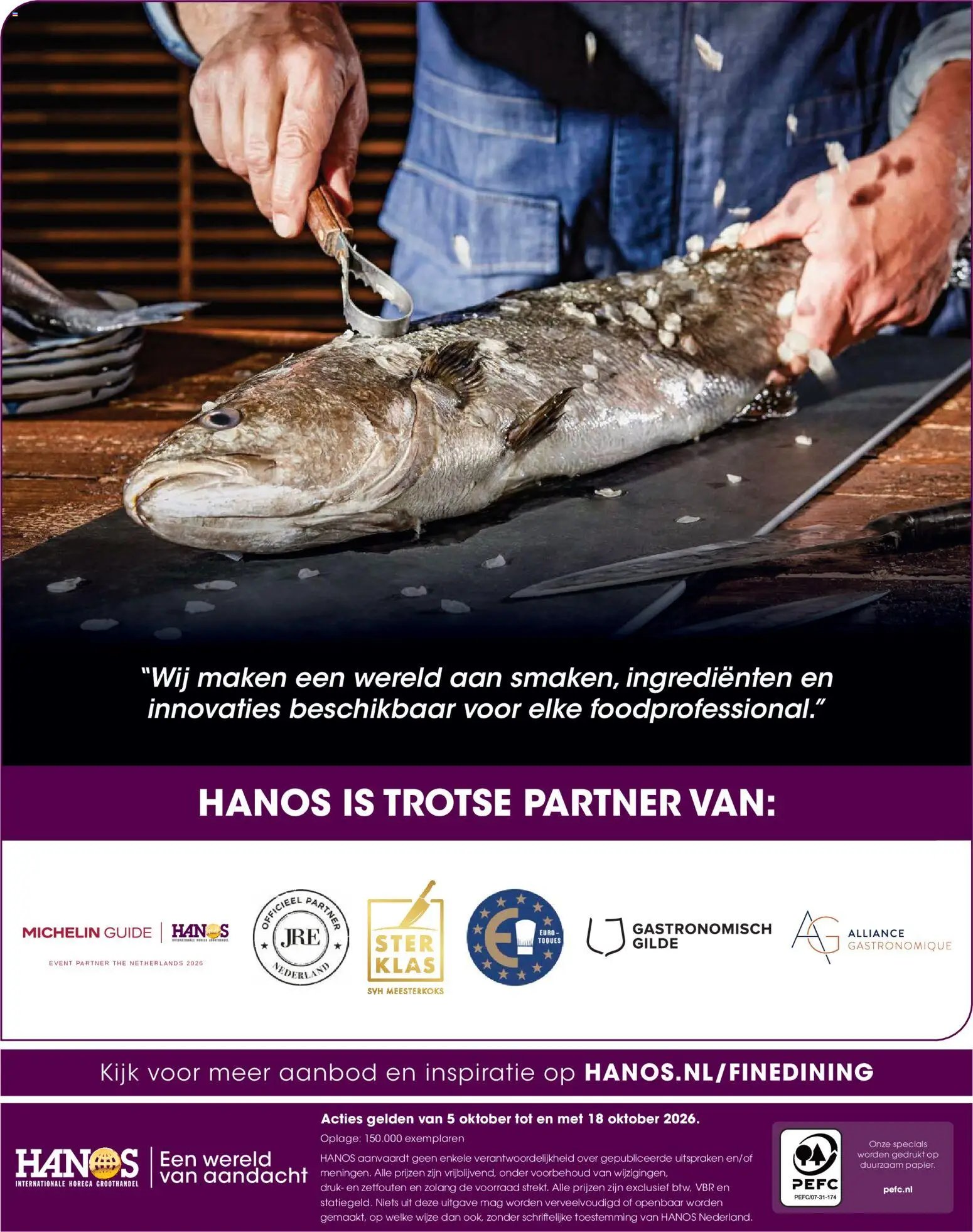 Hanos folder  Fine Dining