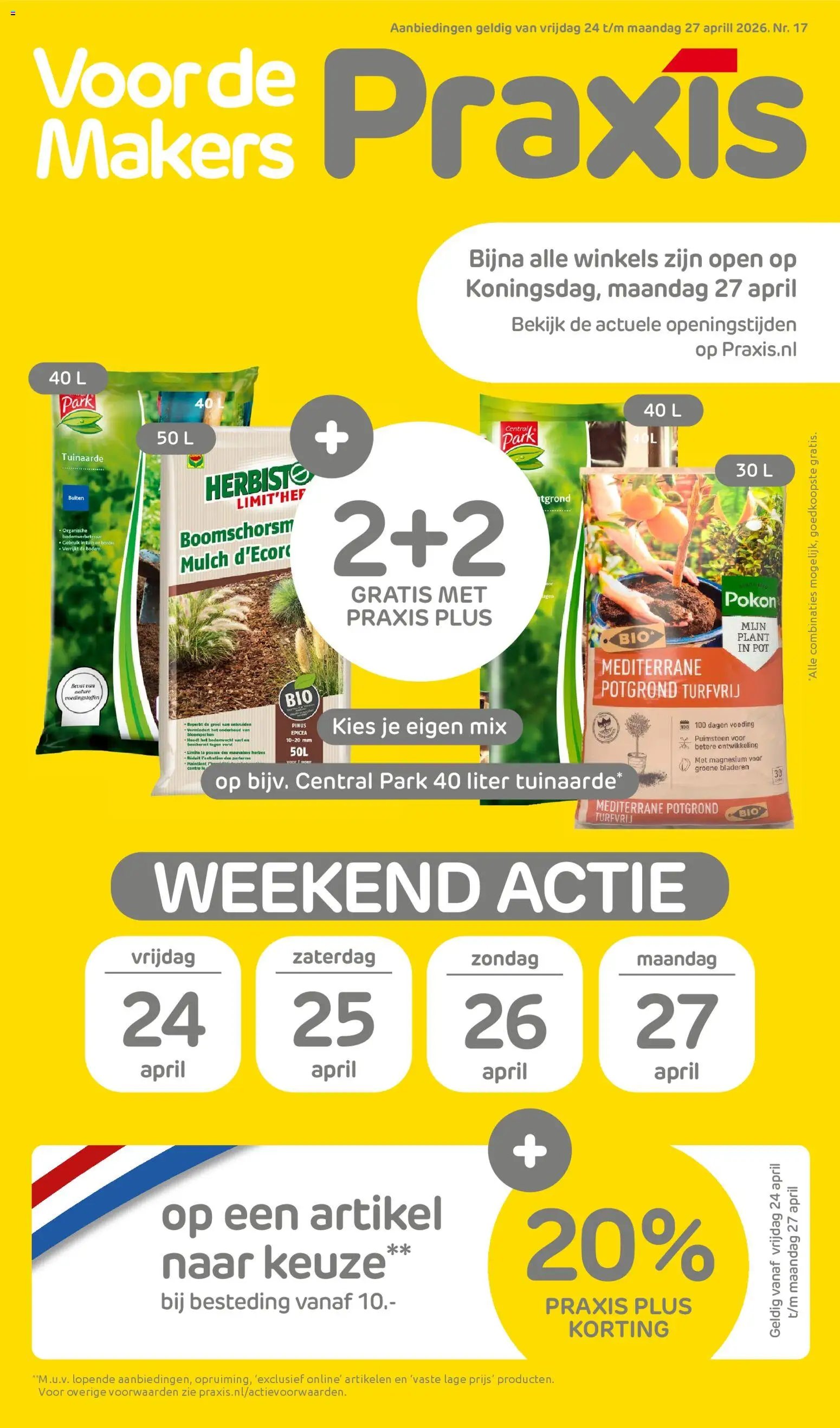Praxis folder - Weekend actie
