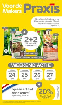 Praxis folder - Weekend actie