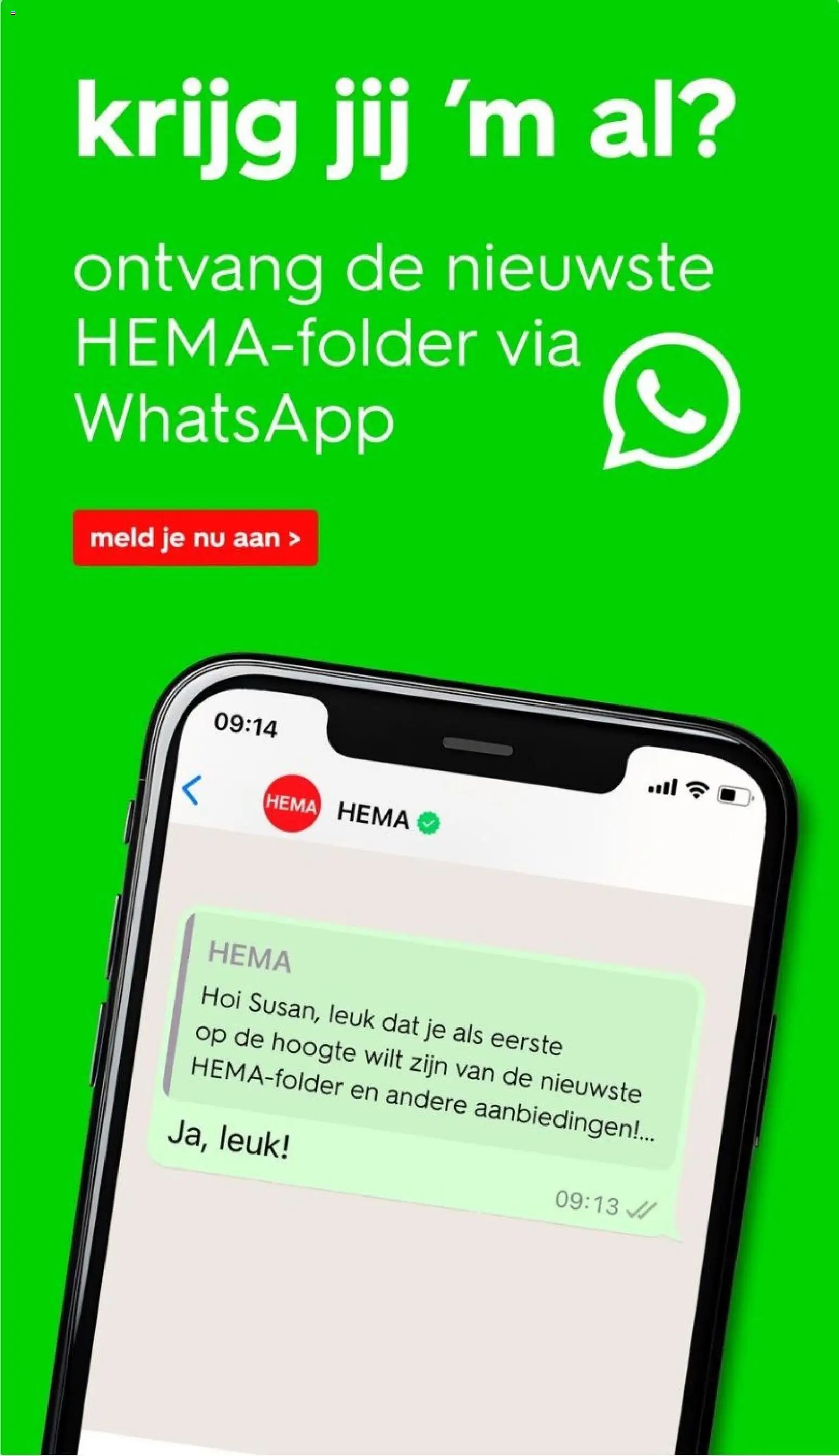 Hema folder - Magazine