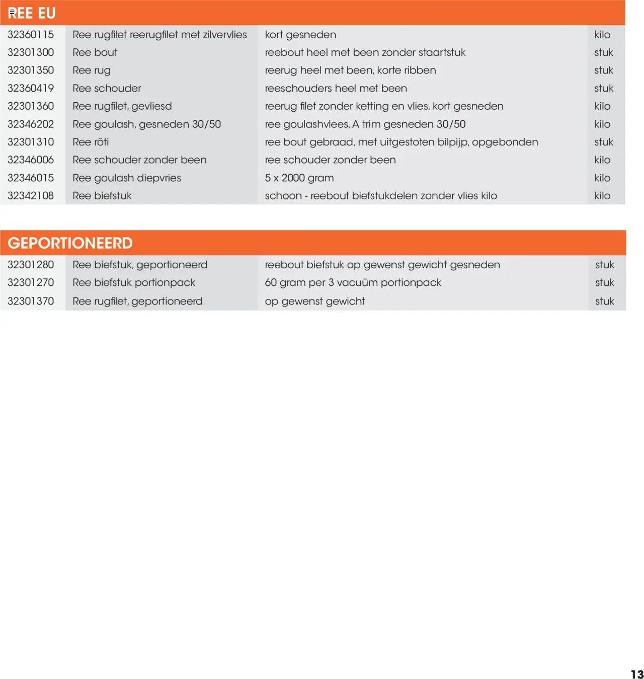 Hanos - Wildbrochure 2025/2026
