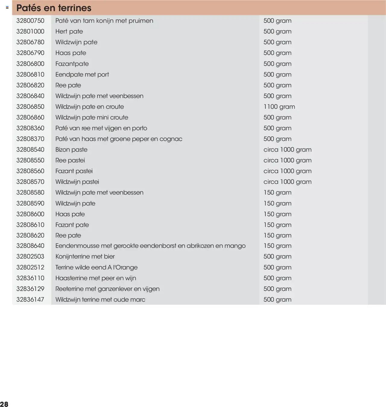 Hanos - Wildbrochure 2025/2026