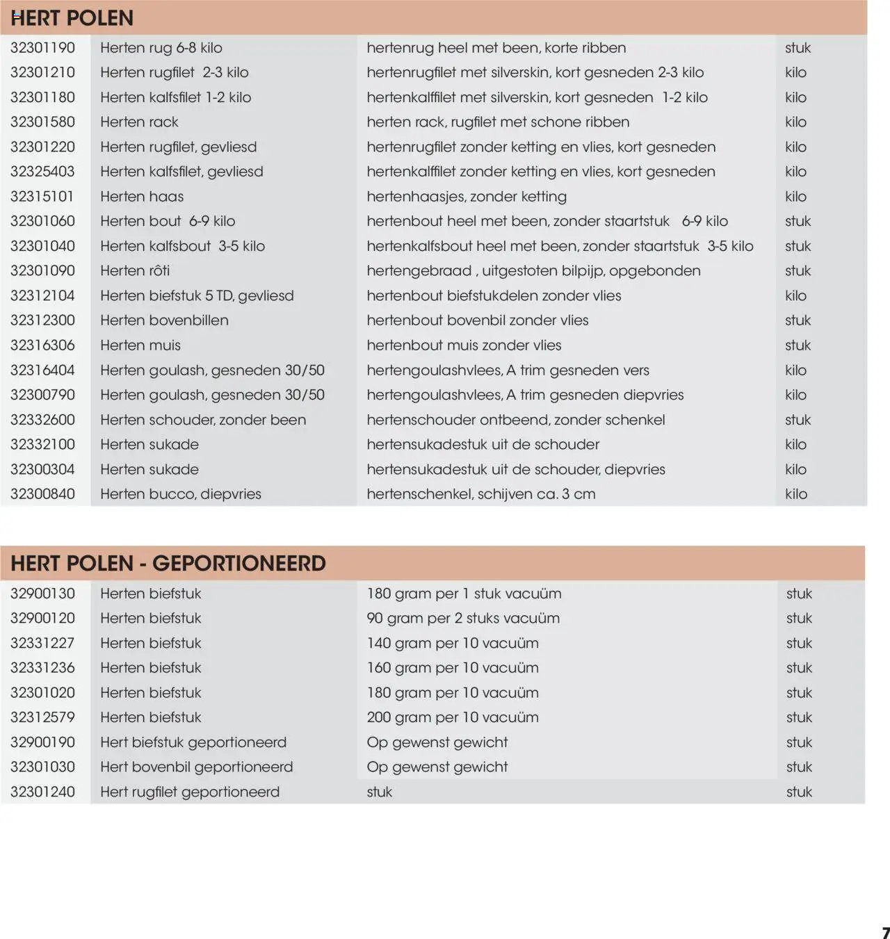 Hanos - Wildbrochure 2025/2026