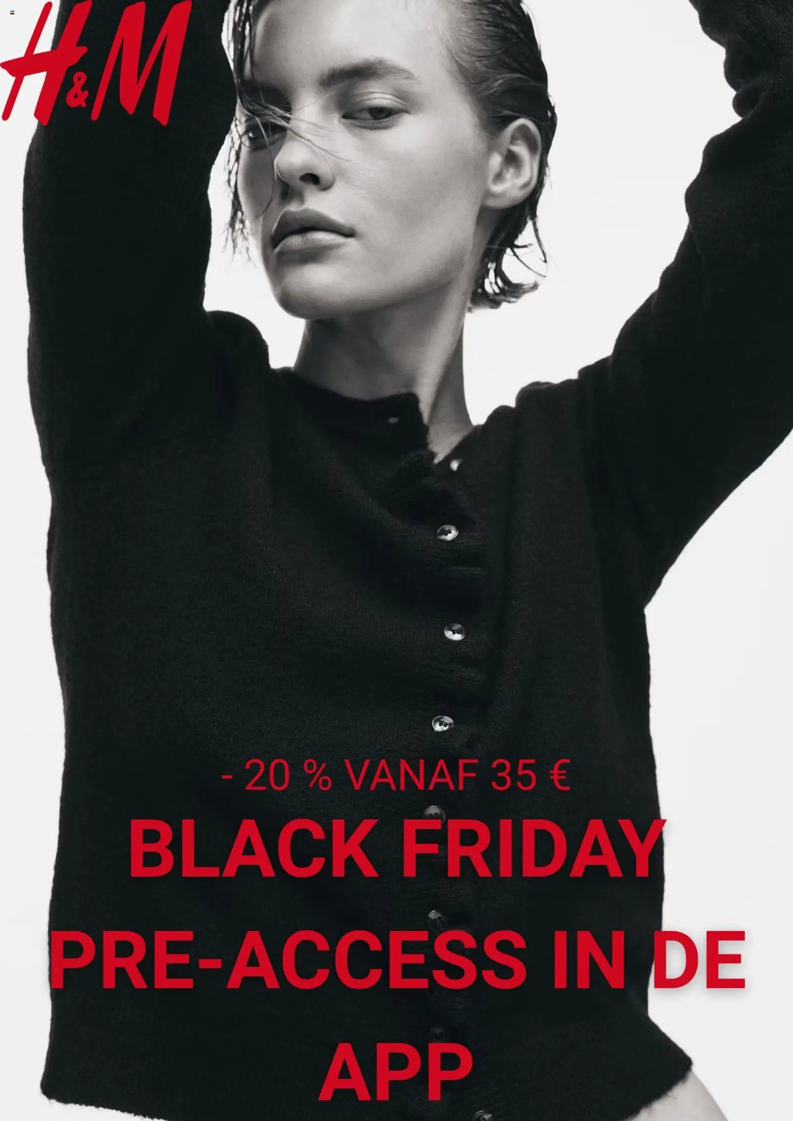 H&M - Black Friday kennisgeving