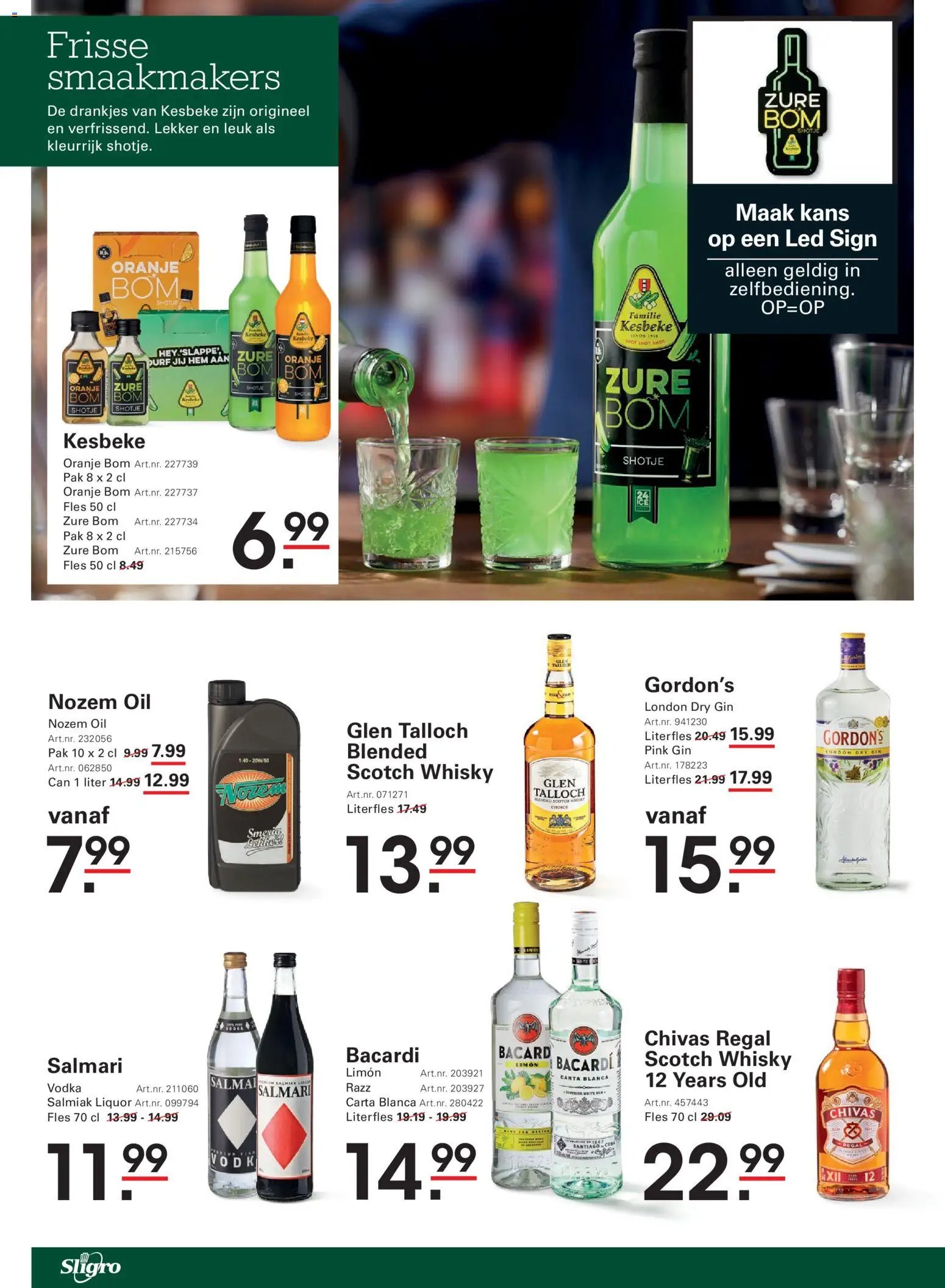 Sligro folder - Wijn
