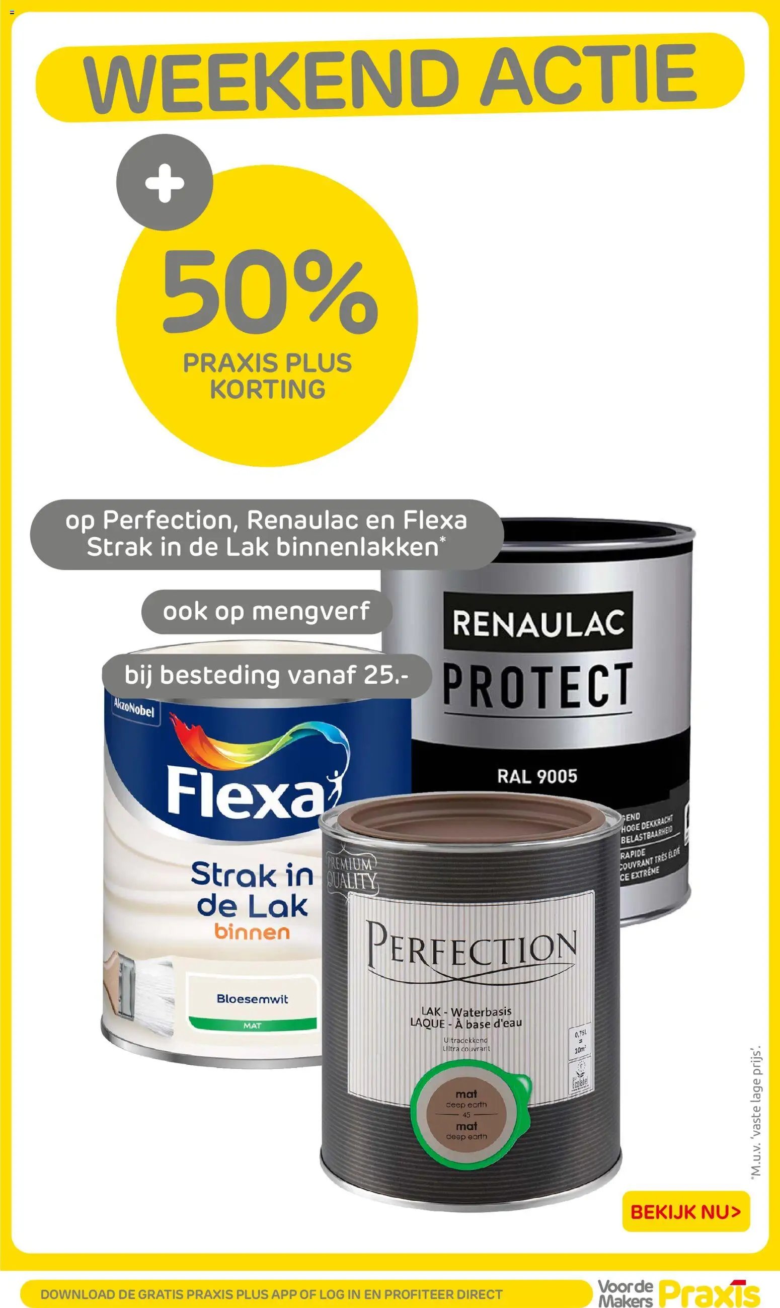 Praxis folder - Weekend actie