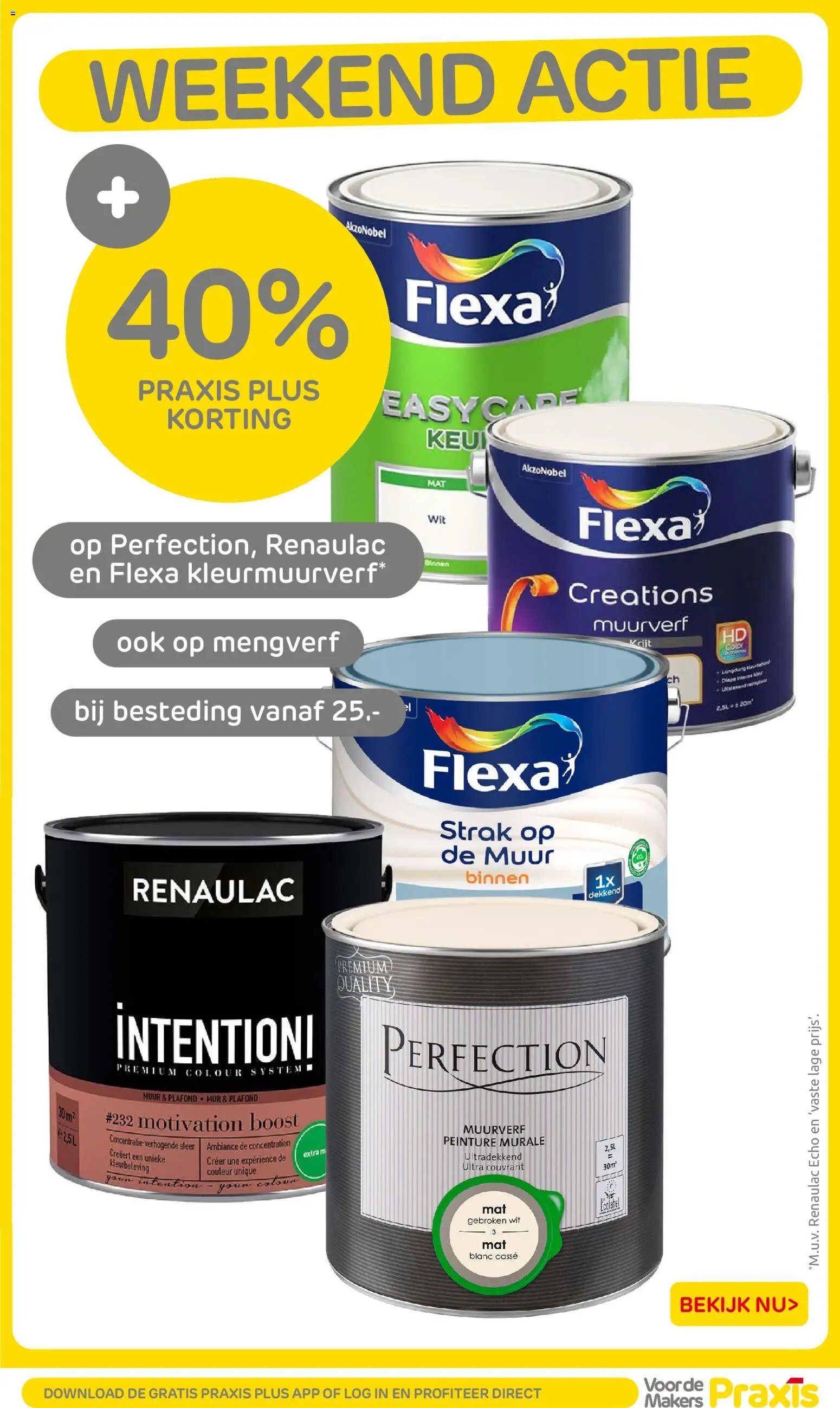 Praxis folder - Weekend actie