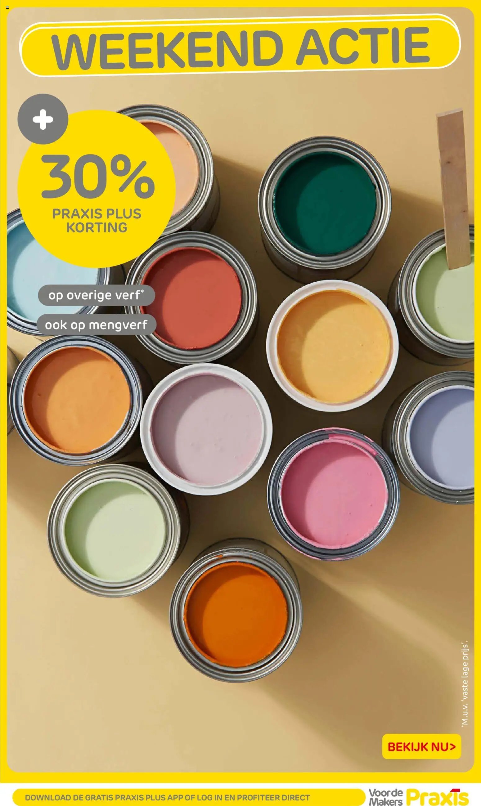 Praxis folder - Weekend actie