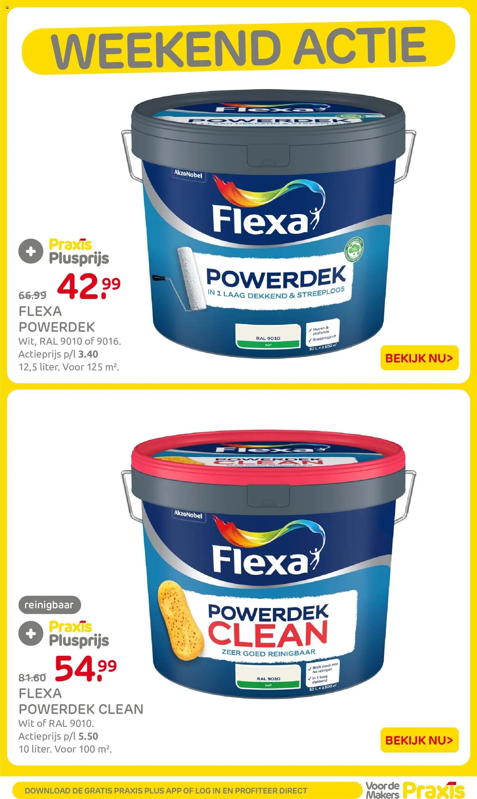 Praxis folder - Weekend actie