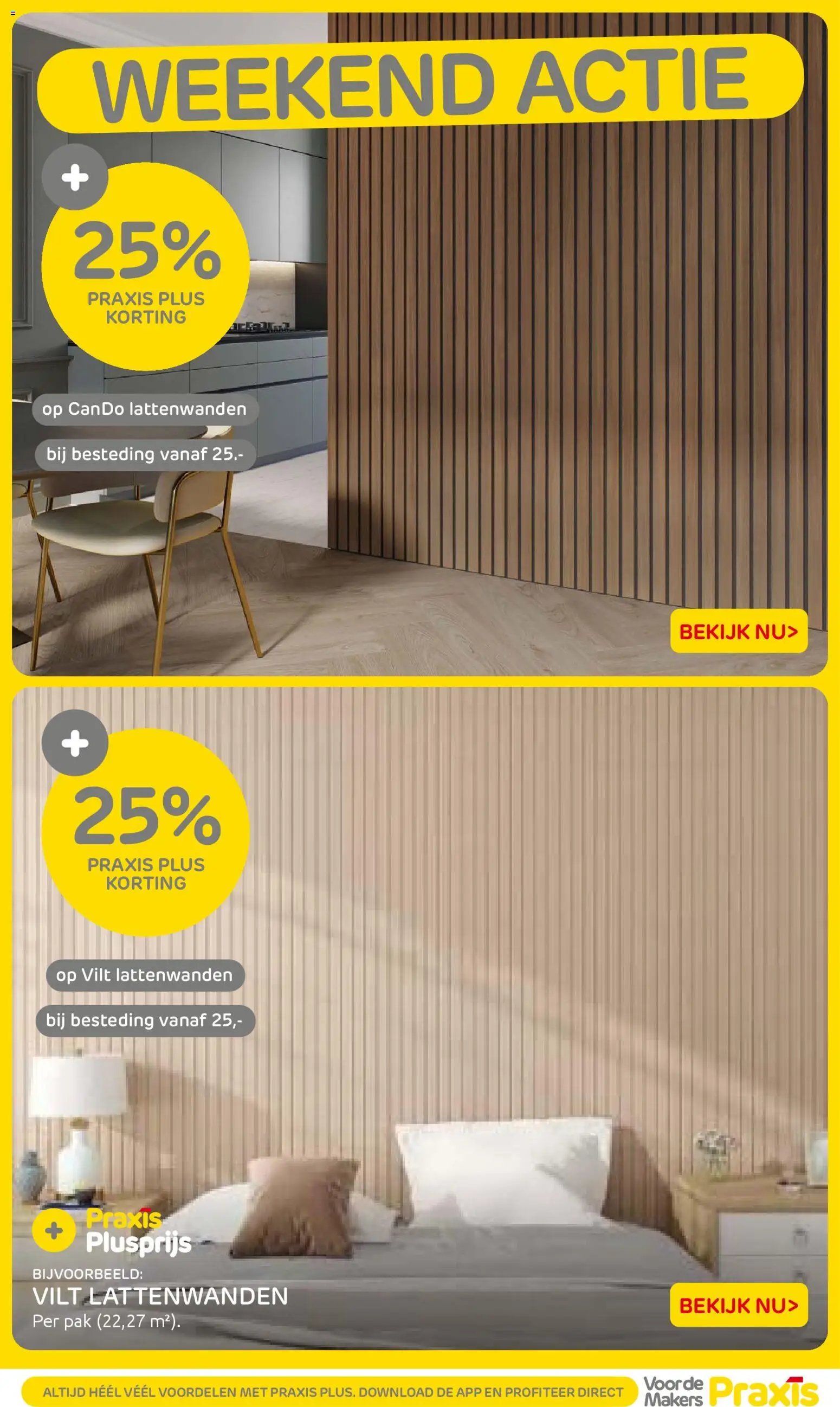 Praxis folder - Weekend actie