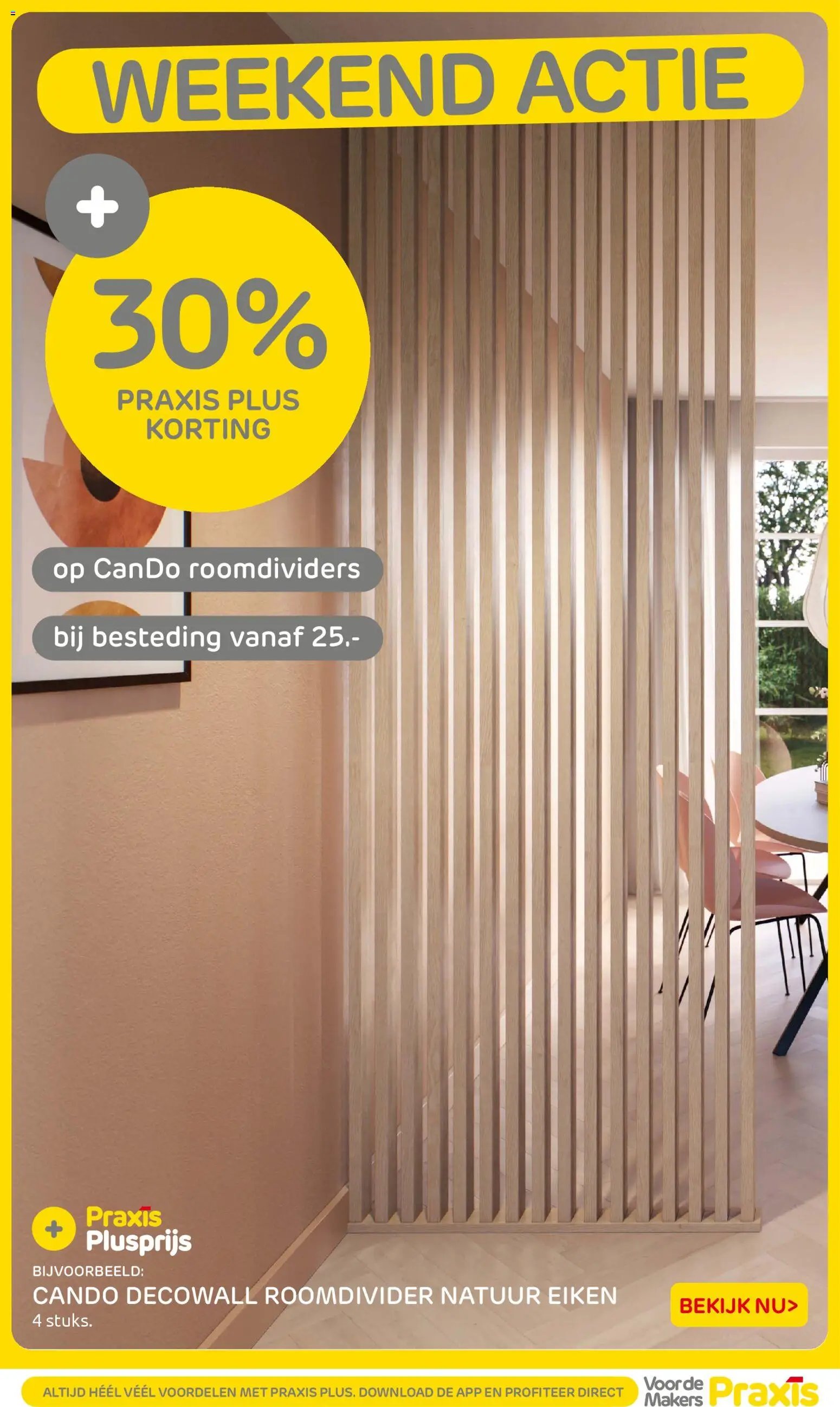 Praxis folder - Weekend actie