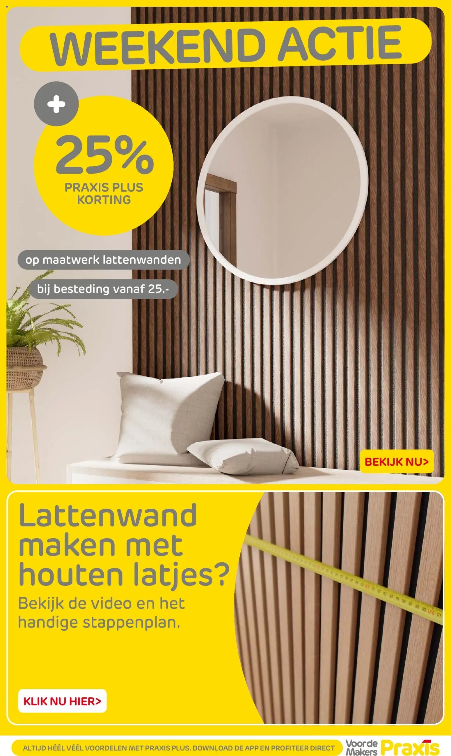 Praxis folder - Weekend actie