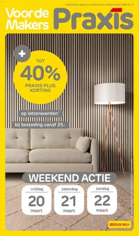 Praxis folder - Weekend actie