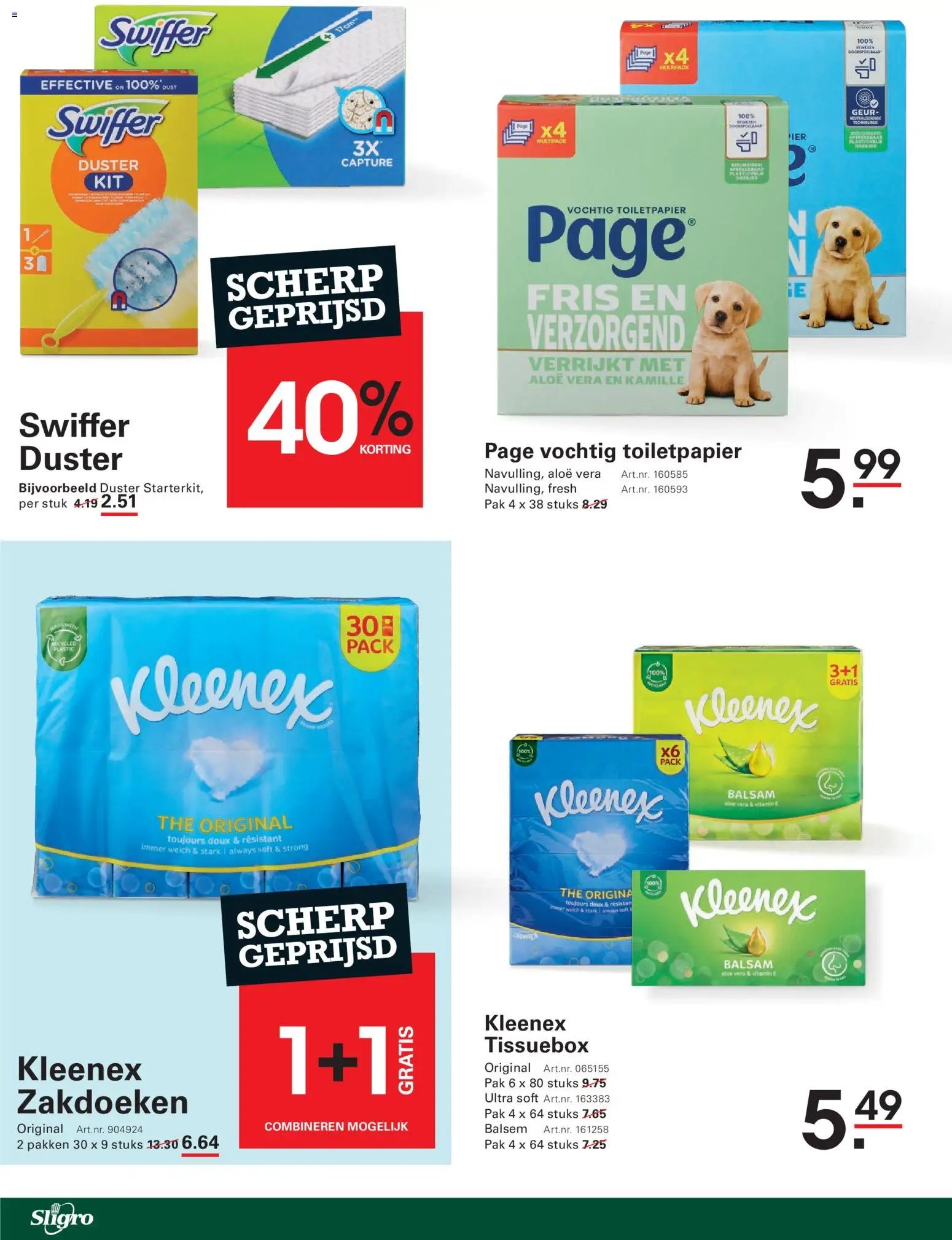 Sligro folder - schoon and fris