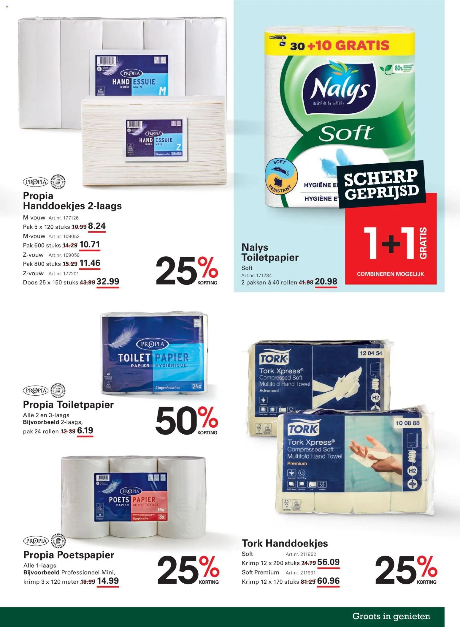 Sligro folder - schoon and fris
