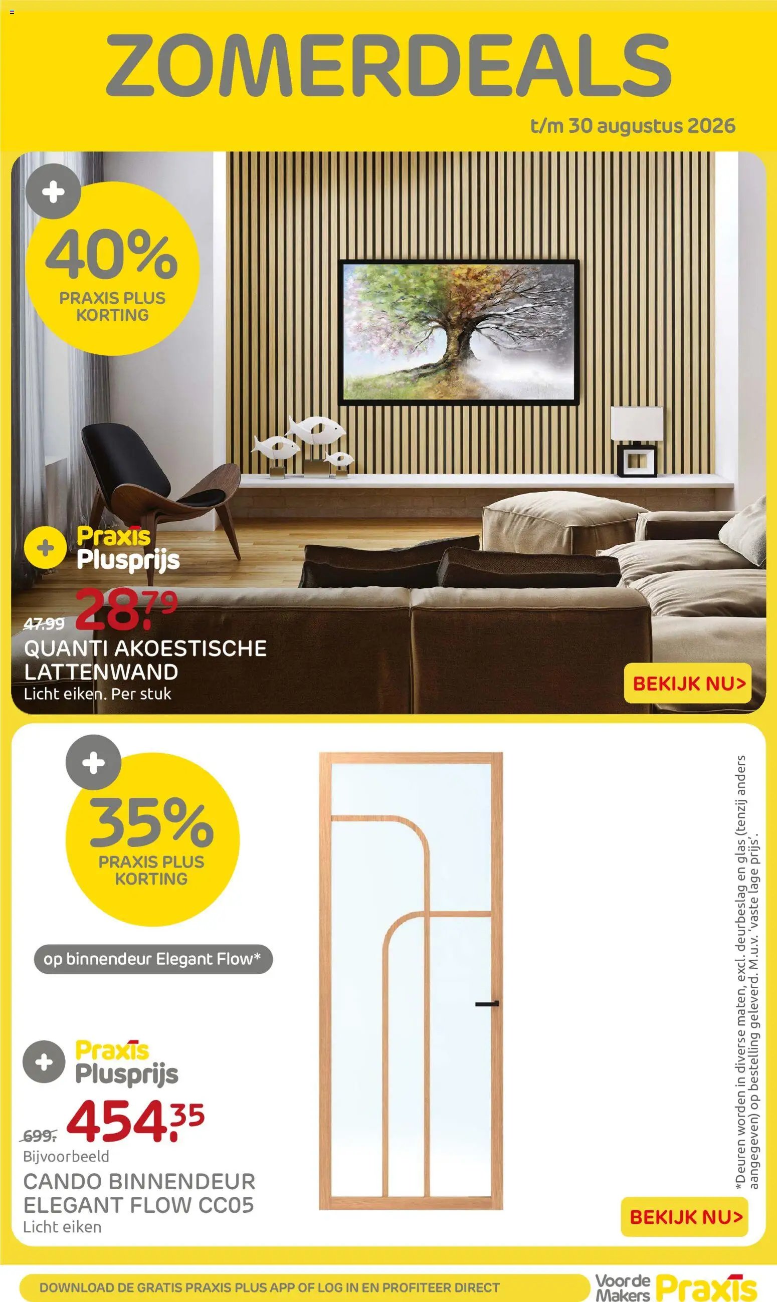 Praxis folder - Weekend actie