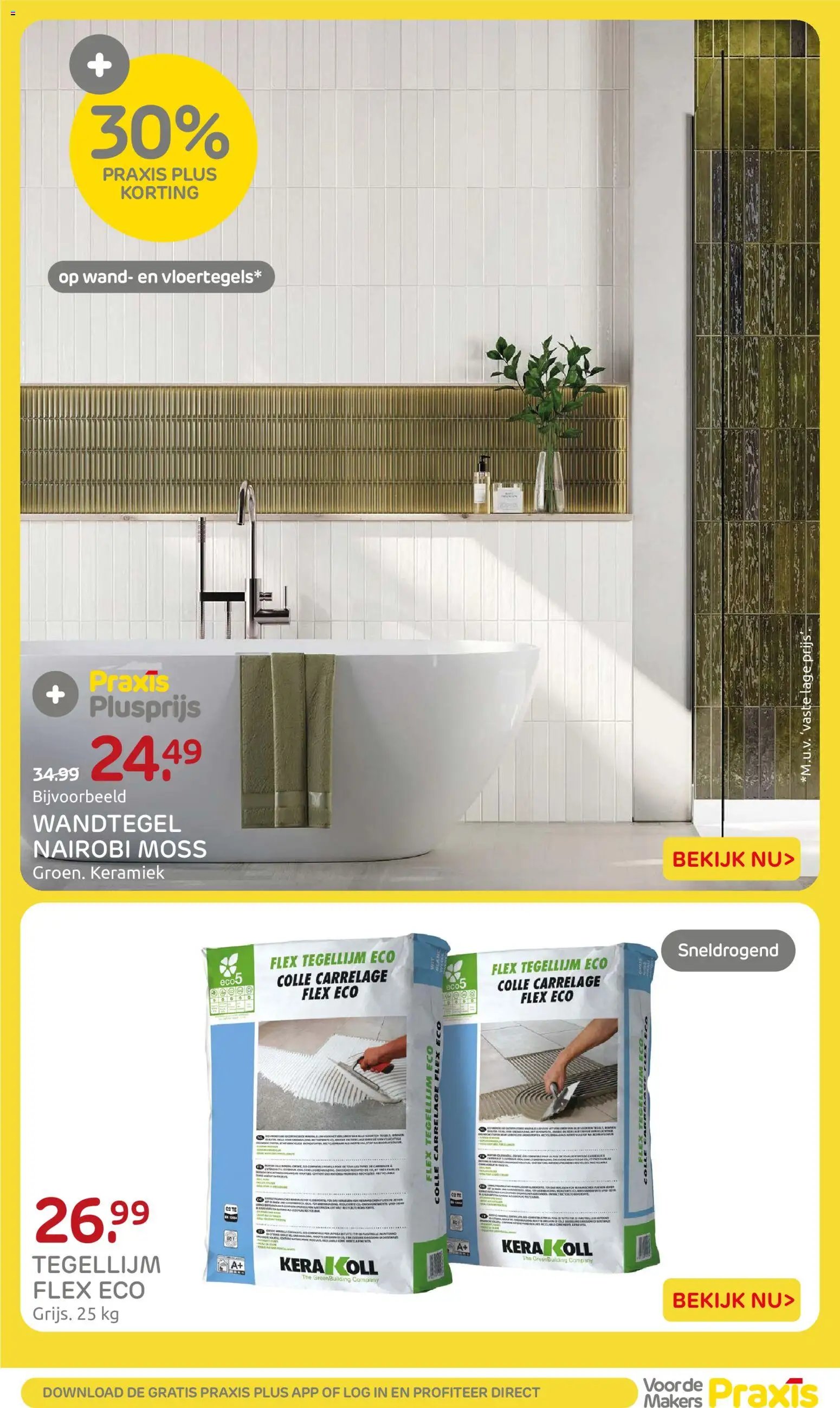 Praxis folder - Weekend actie