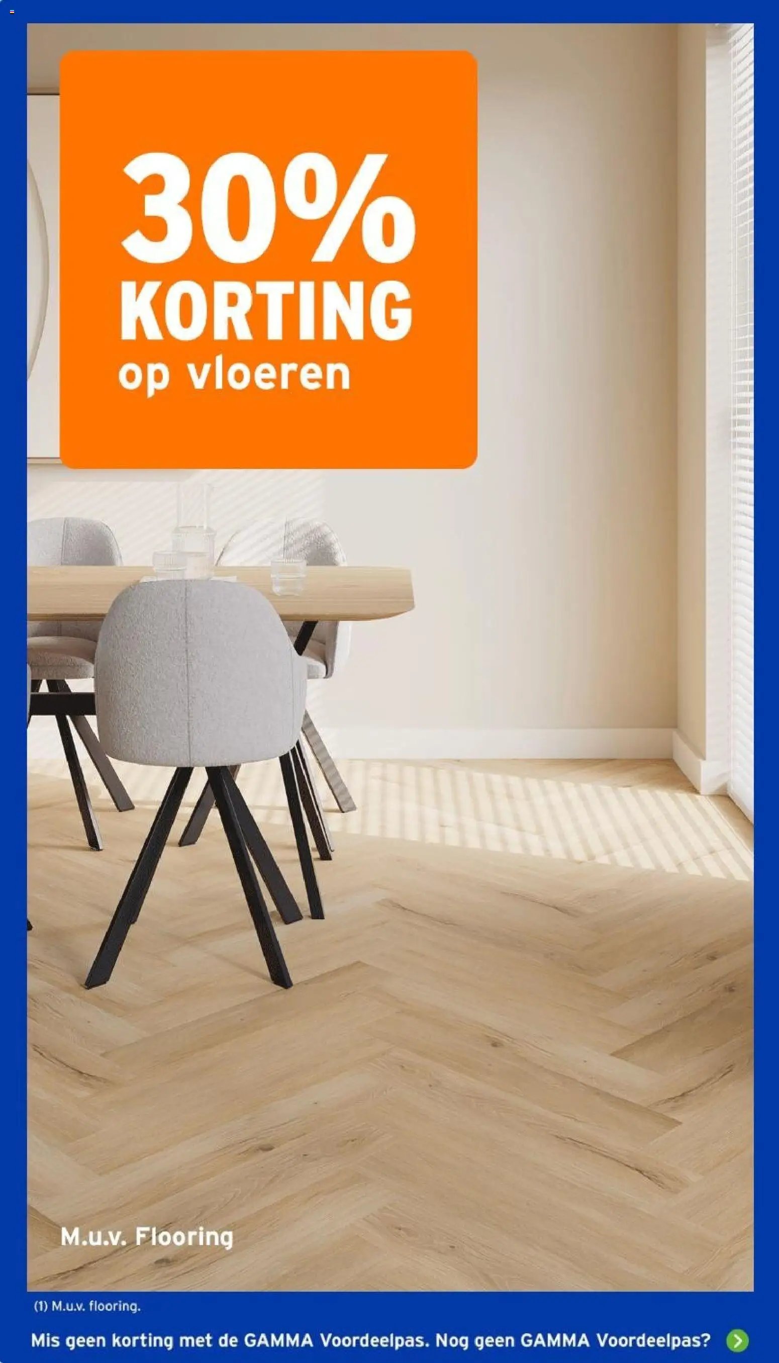 GAMMA folder 30% korting