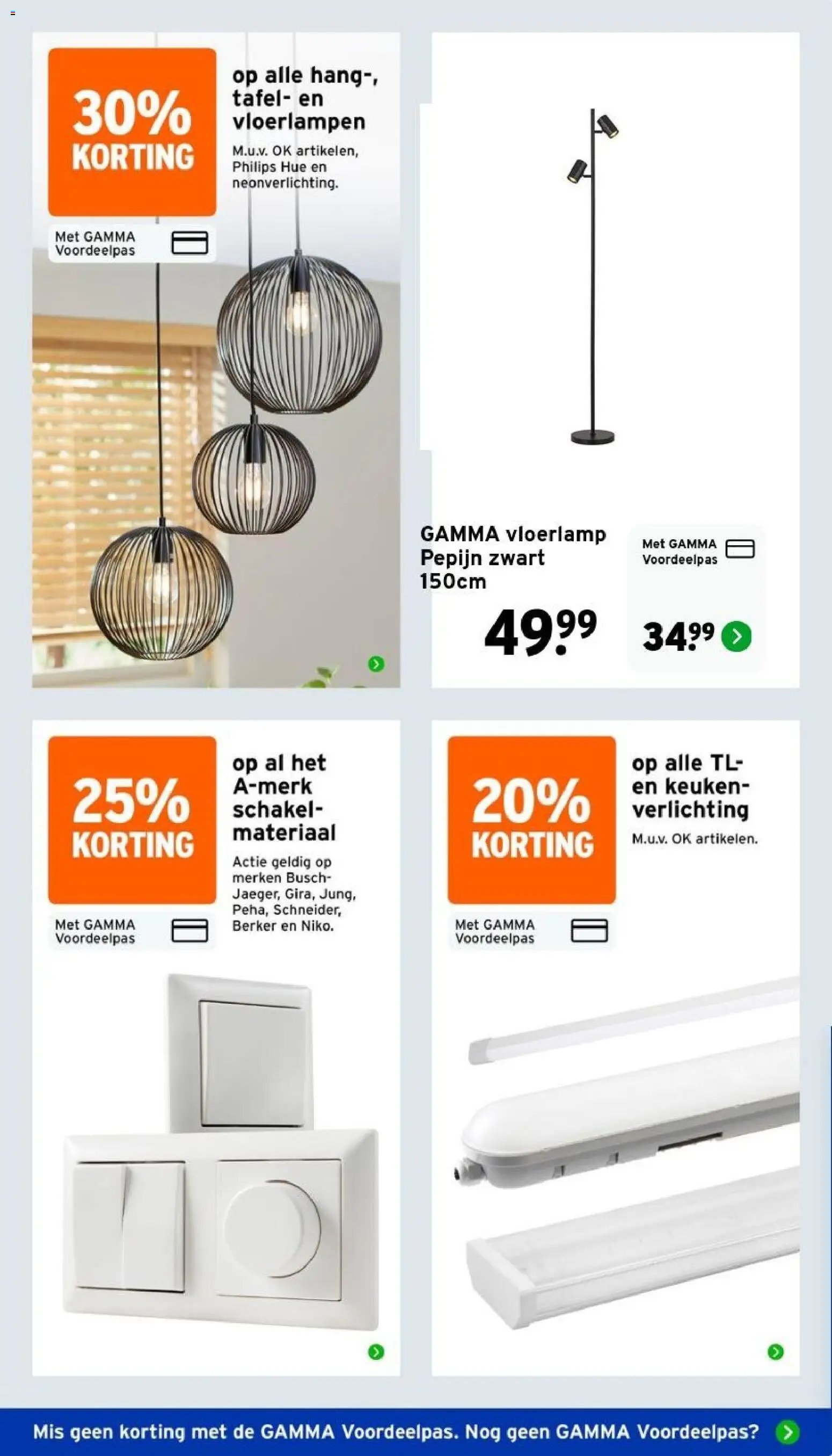 GAMMA folder 30% korting