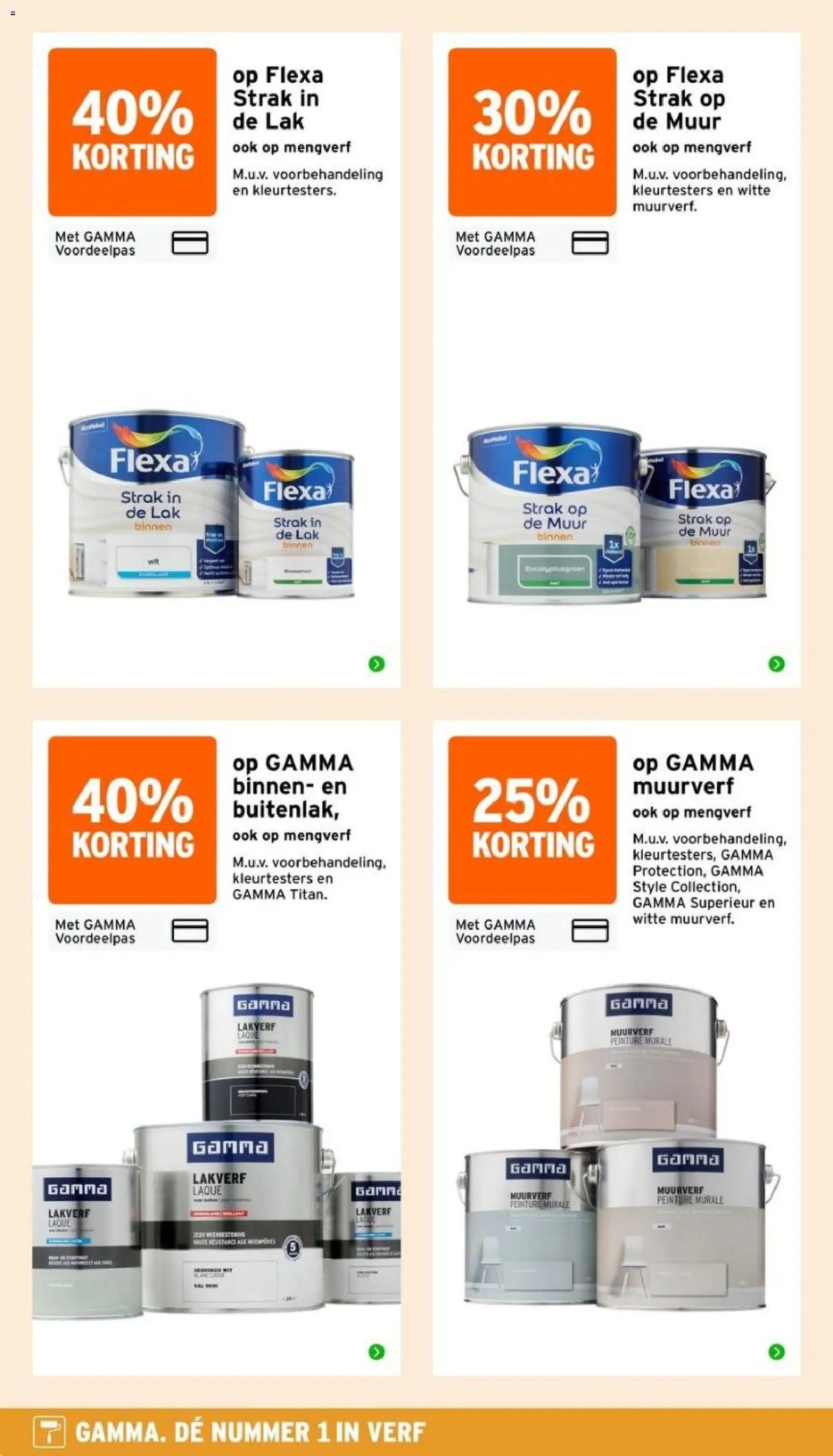 GAMMA folder 30% korting