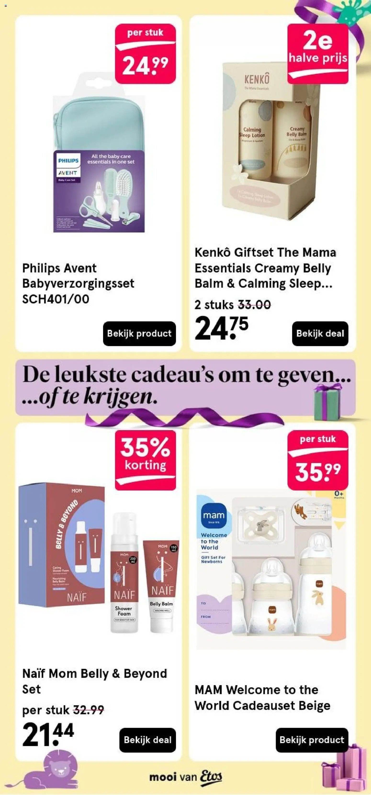 Etos folder - Baby en mama