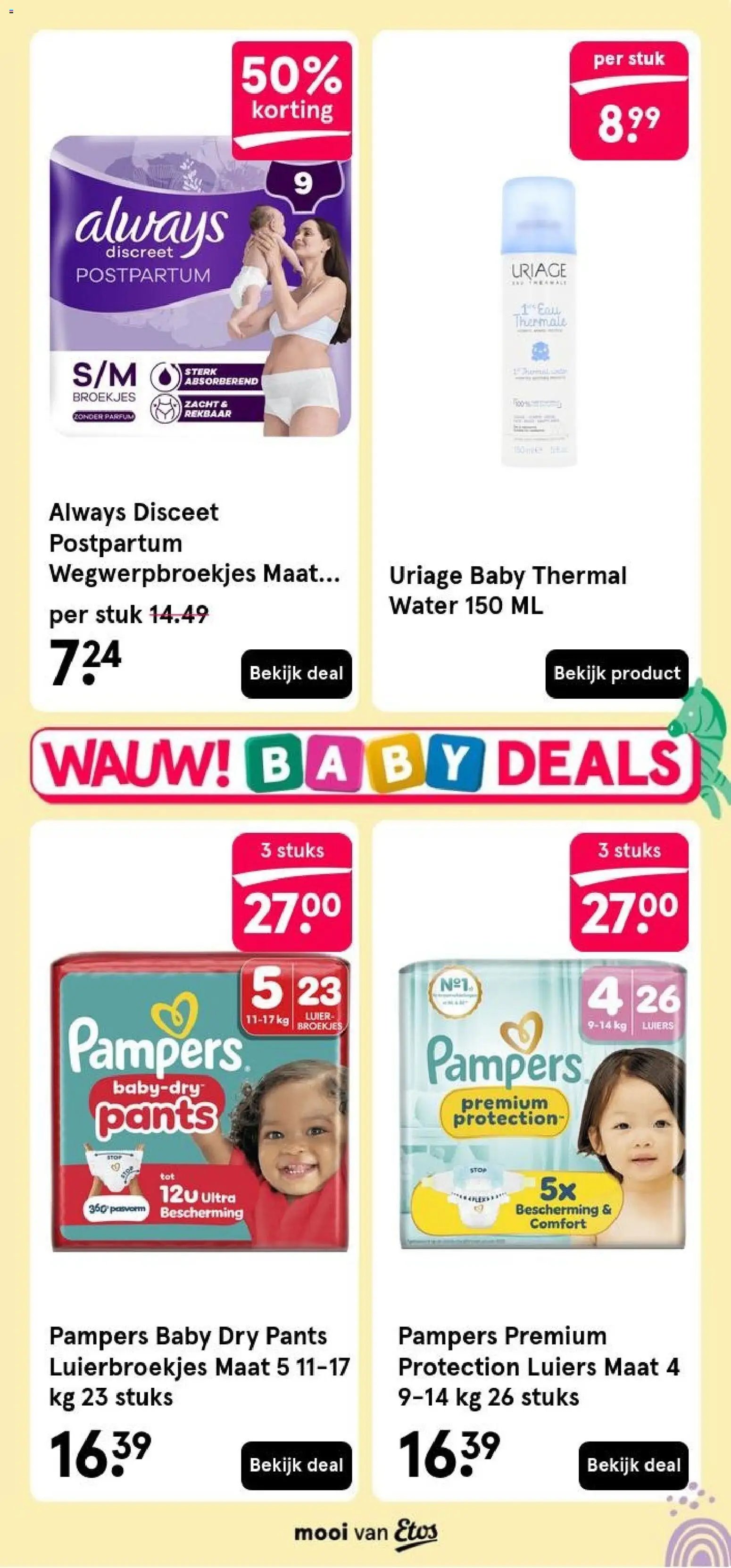 Etos folder - Baby en mama