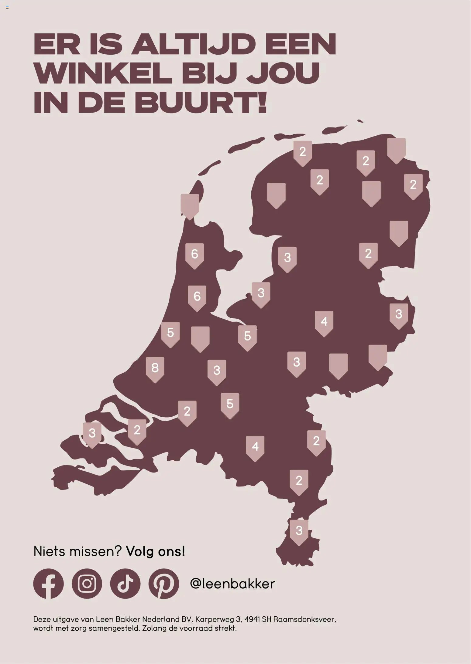 Leen Bakker folder - najaarmagazine