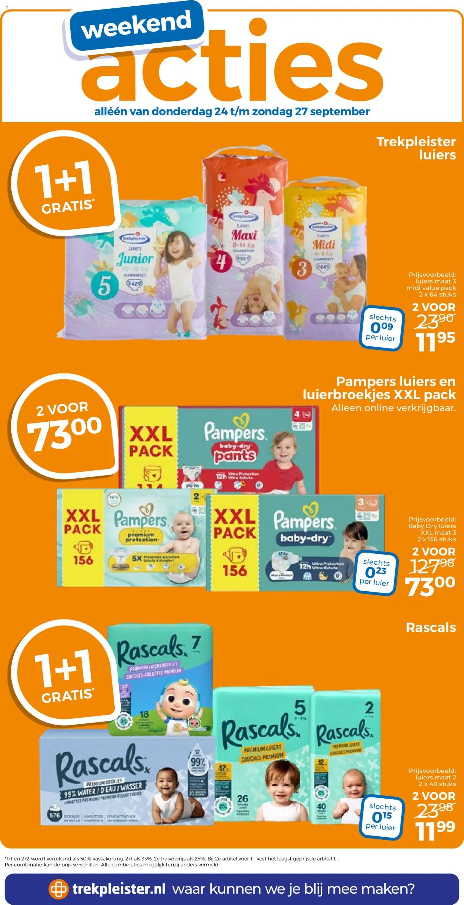 Trekpleister folder Voor de echte koopjesjagers