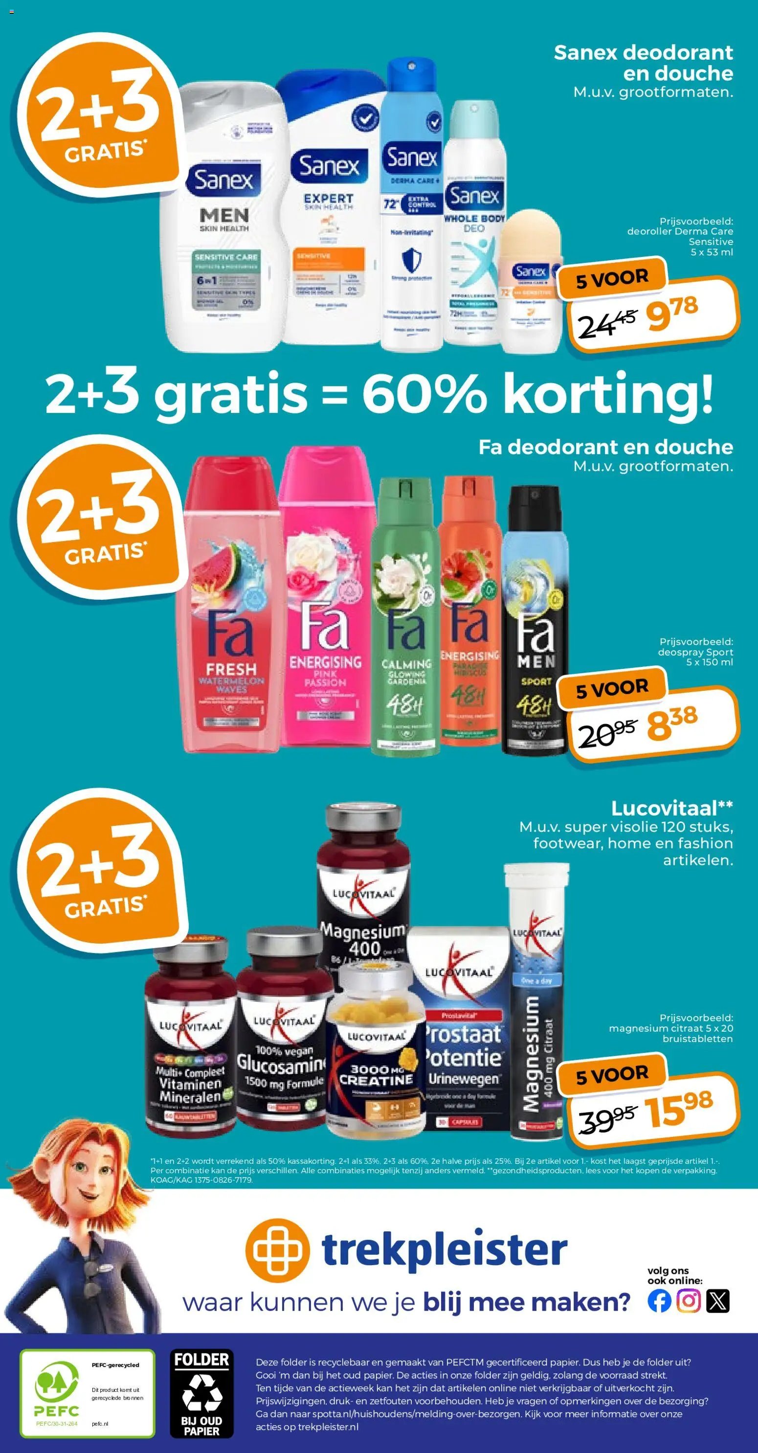 Trekpleister folder Voor de echte koopjesjagers