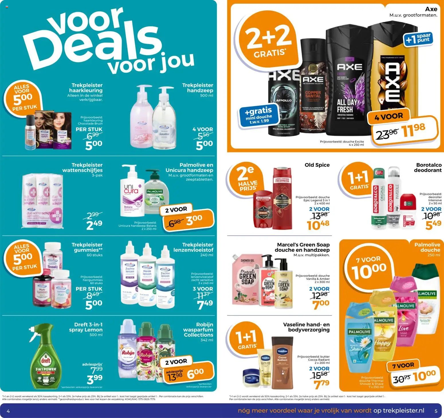 Trekpleister folder Voor de echte koopjesjagers