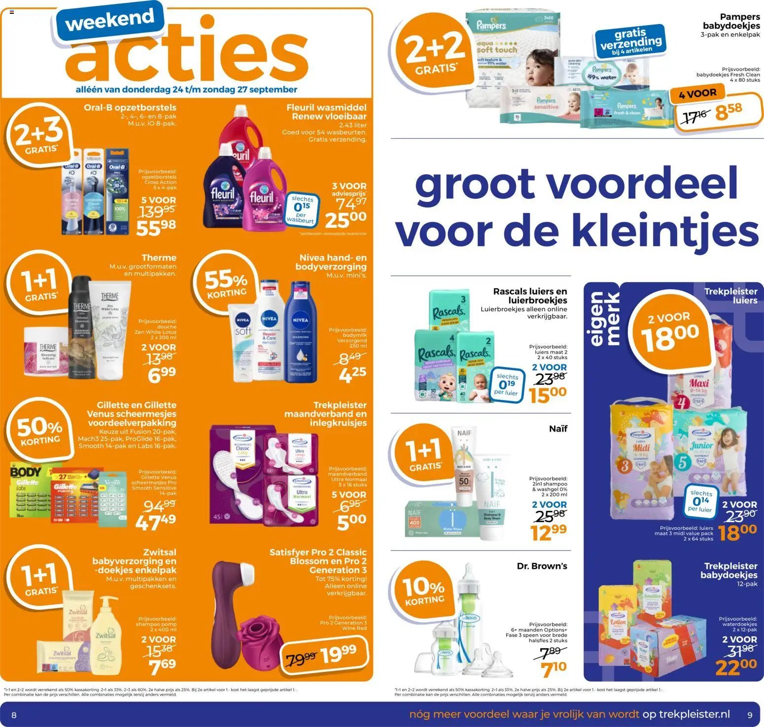Trekpleister folder Voor de echte koopjesjagers