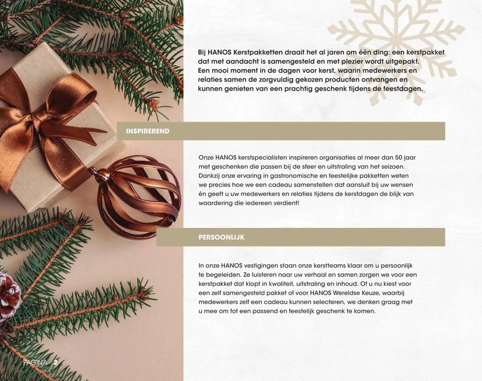 Hanos folder - Kerstbrochure 2026