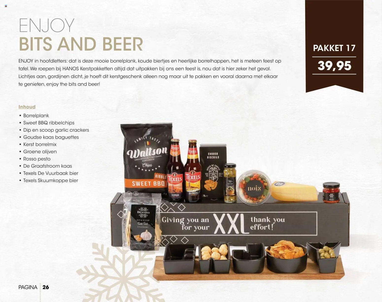 Hanos folder - Kerstbrochure 2026