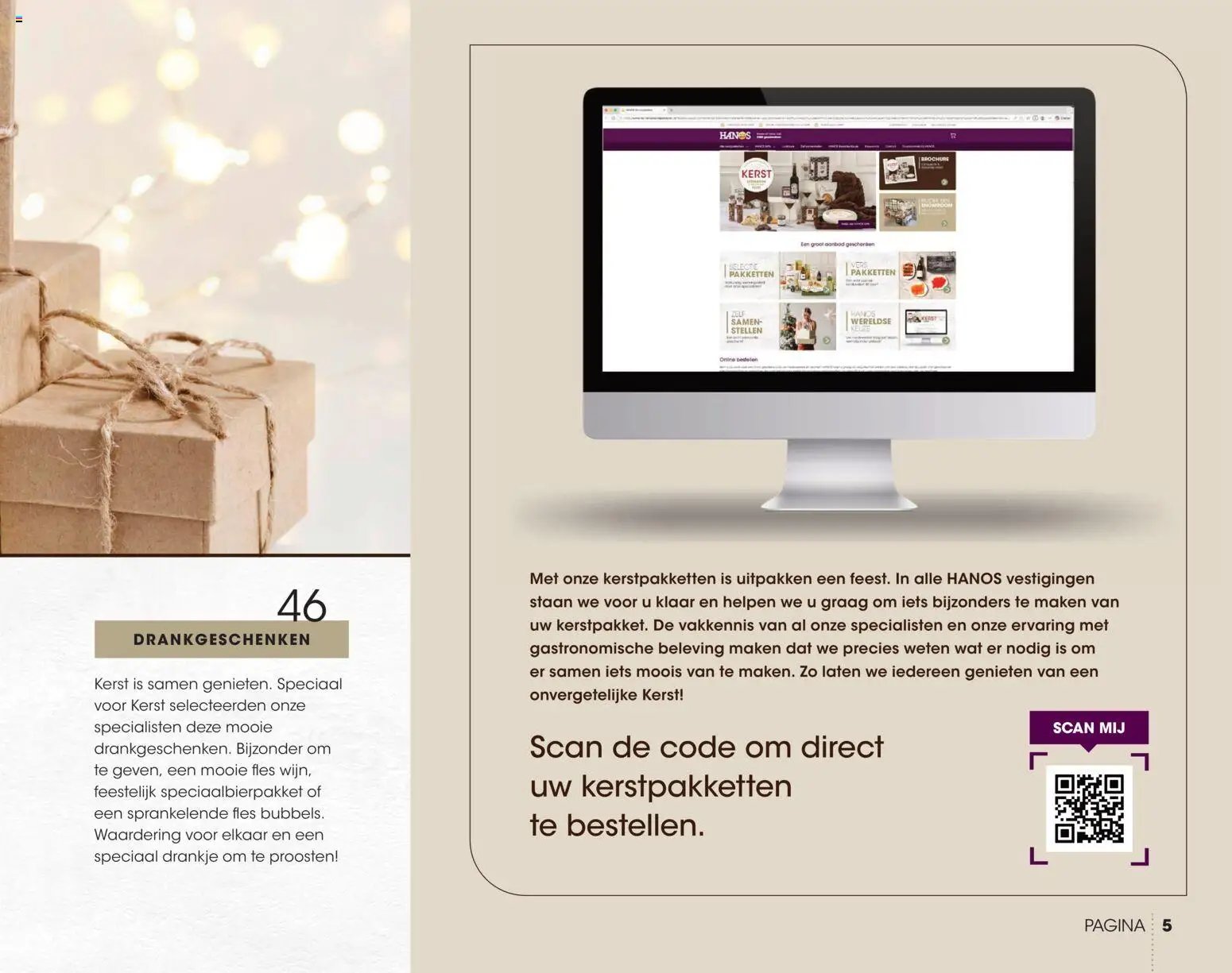 Hanos folder - Kerstbrochure 2026