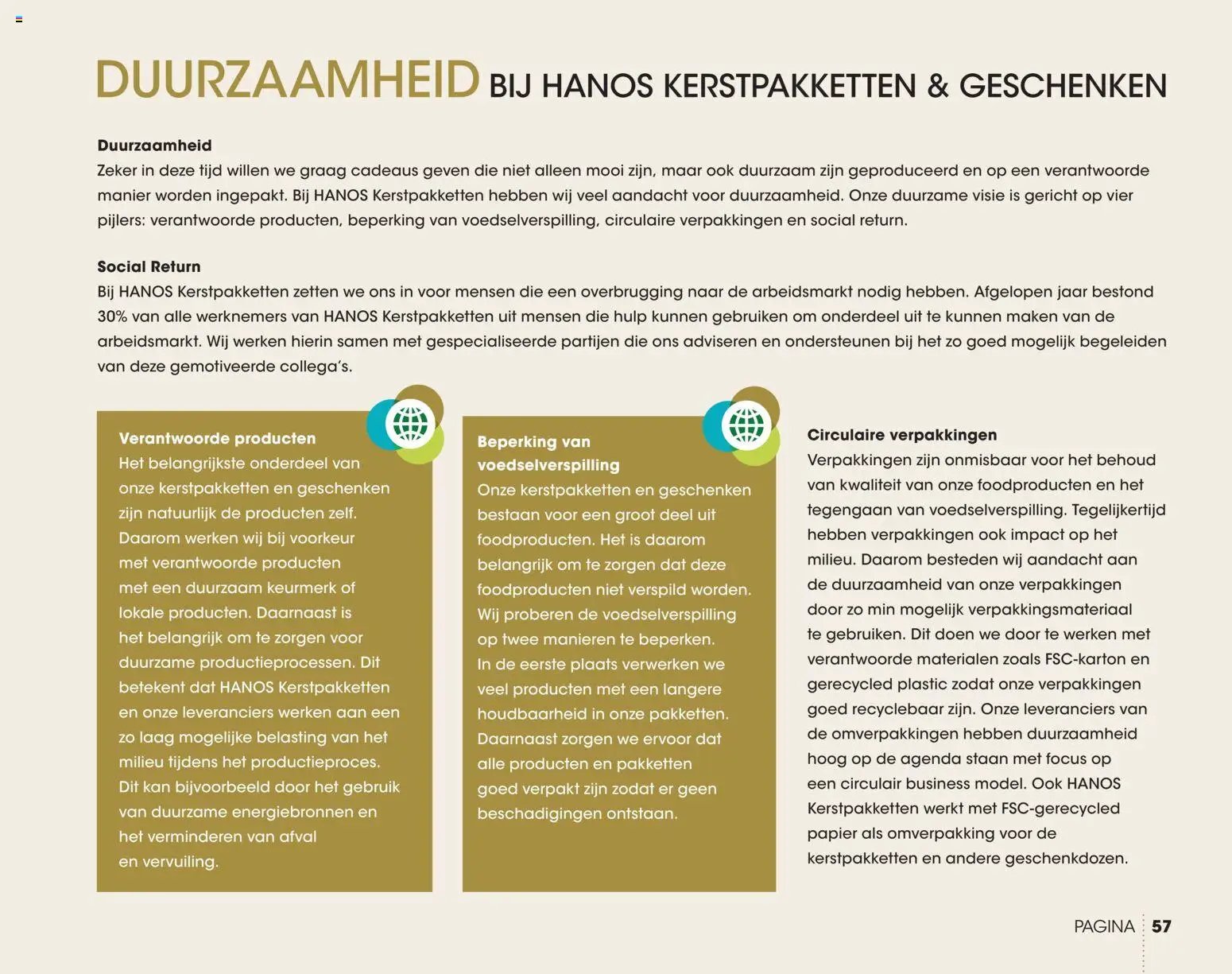 Hanos folder - Kerstbrochure 2026